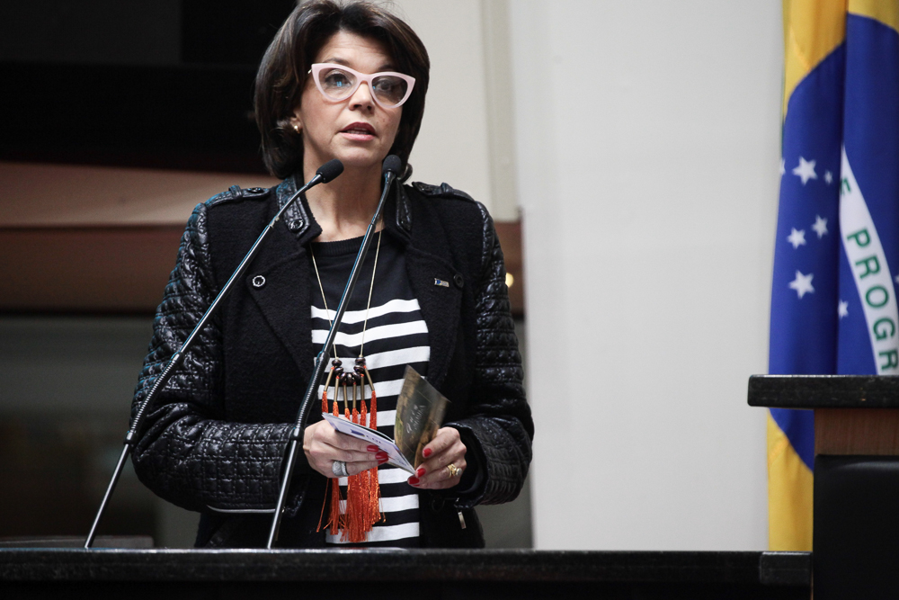 Presidente da CDL Lages, Rosani Pocai - Foto: Miriam Zomer.