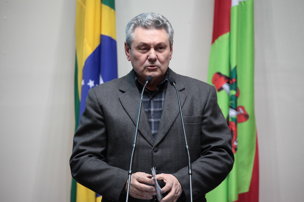 . Antônio Ceron, Prefeito de Lages.  Foto: Miriam Zomer.