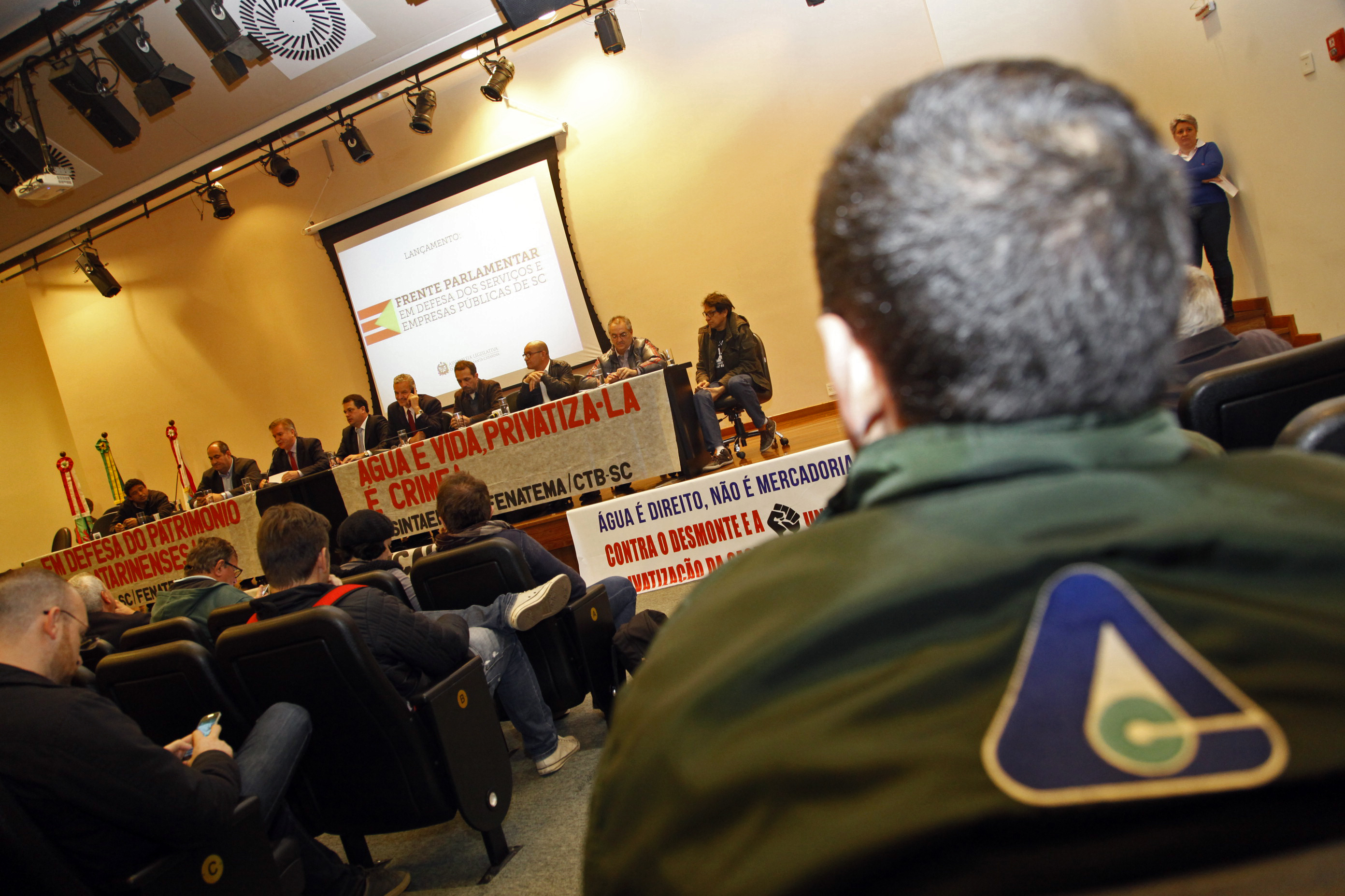 Lançamento da Frente Parlamentar em Defesa do Serviço Público e Contra a Privatização das Empresas Estatais.