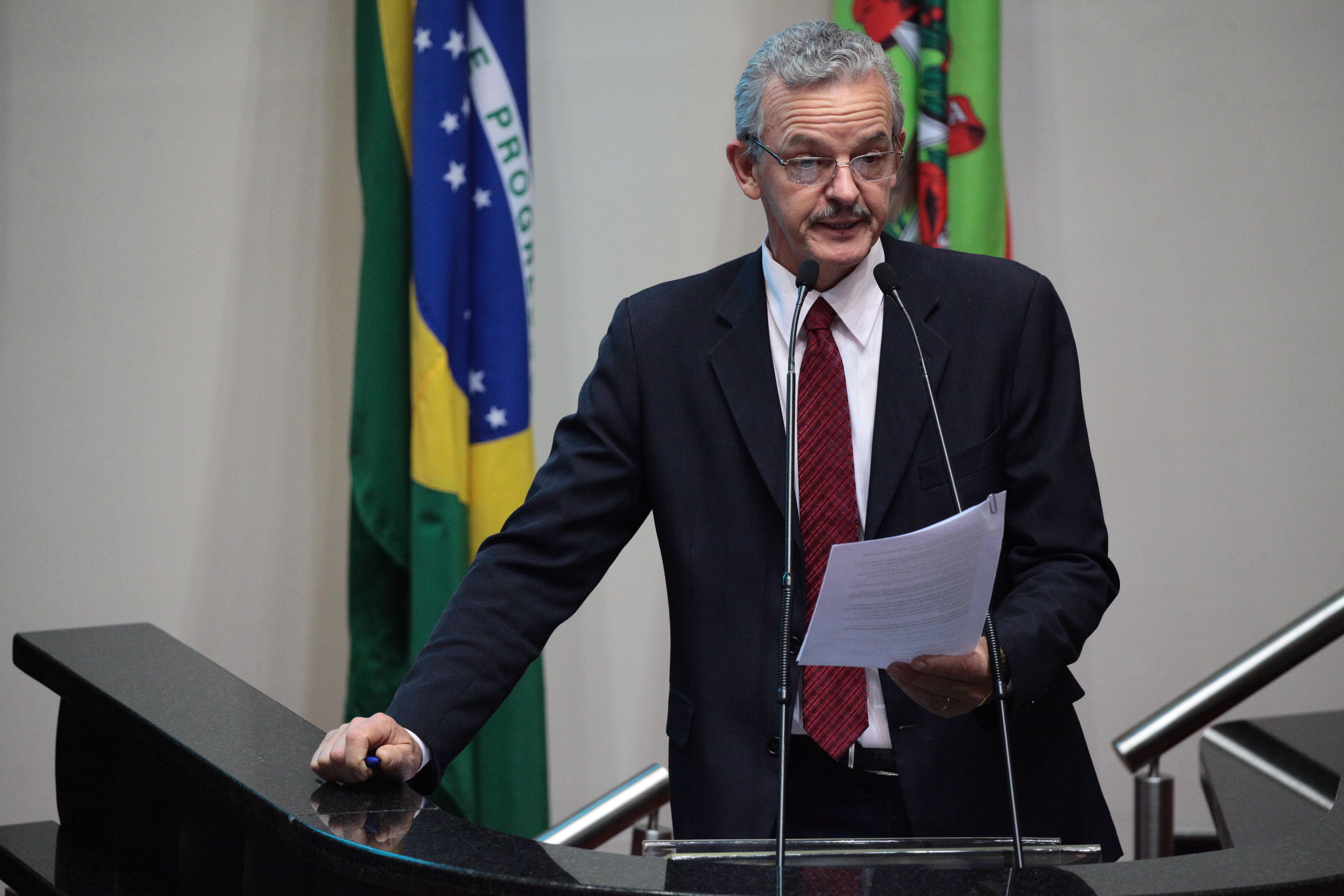 Deputado Dirceu Dresch (PT). Sessão Ordinária. Foto: Solon Soares.