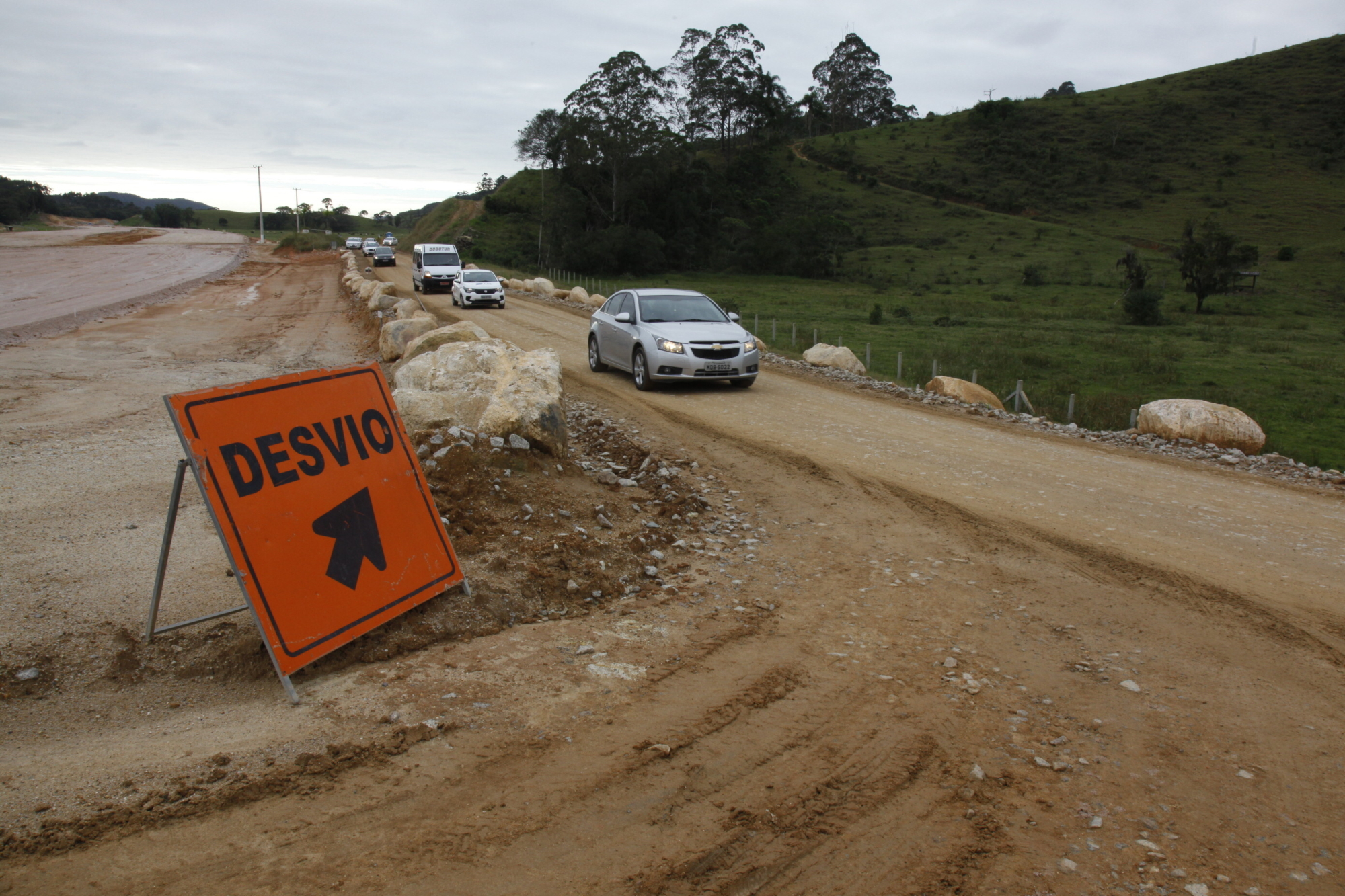 Comissão de Transportes visita obra do contorno viário da Grande Florianópolis