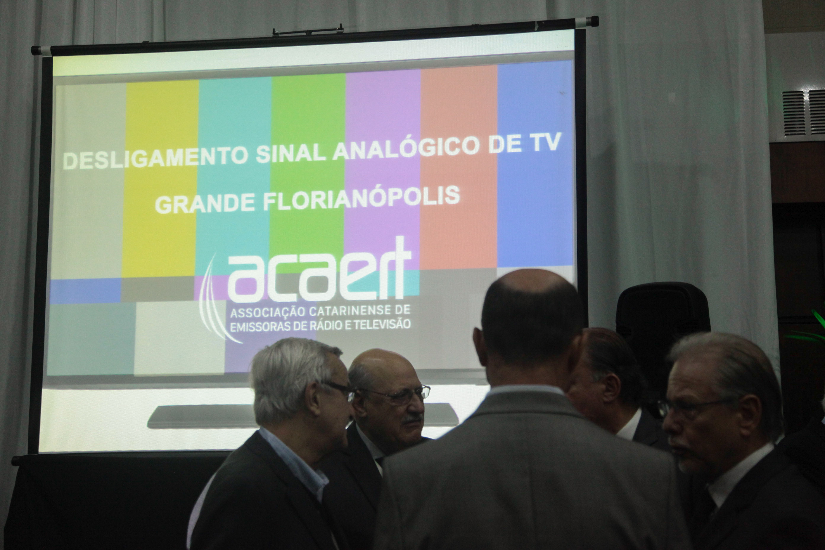 Sinal analógico em Florianópolis.