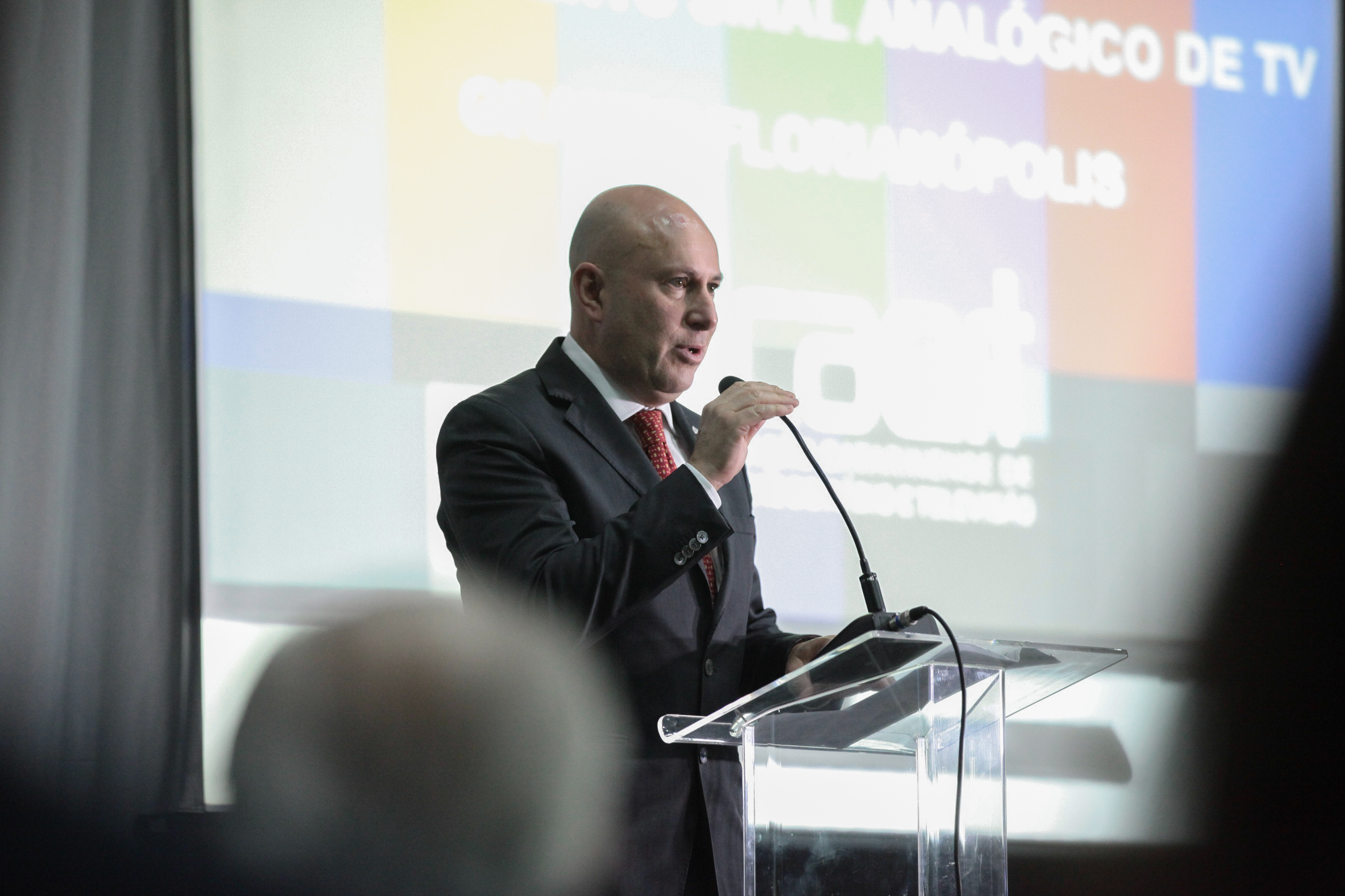 Sinal analógico em Florianópolis.