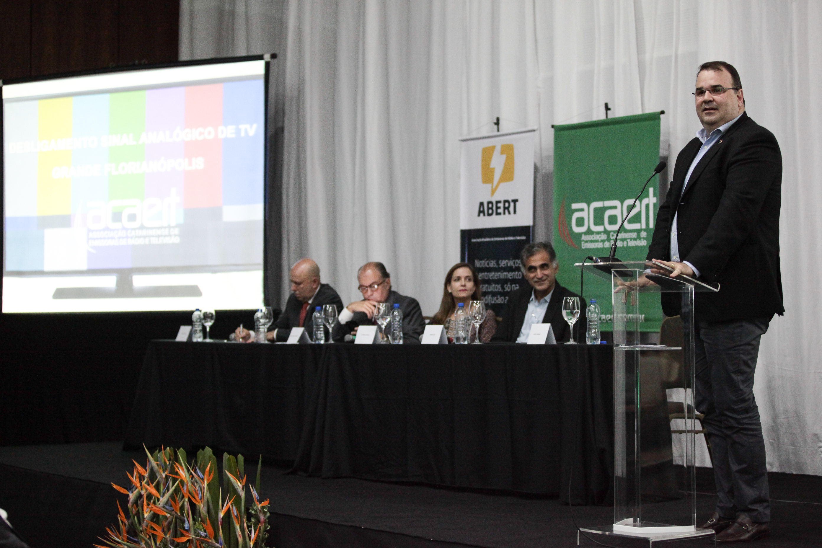 Sinal analógico em Florianópolis.