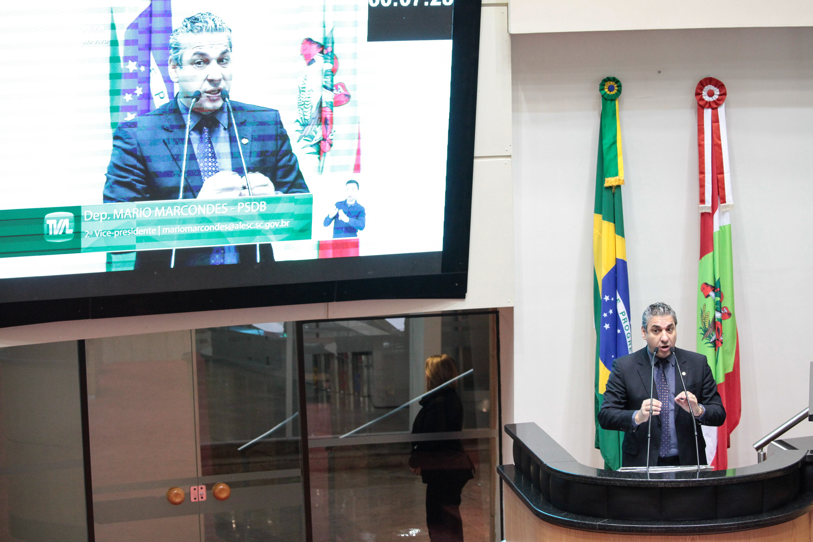 Deputado Mario Marcondes (PSDB). Sessão Ordinária.