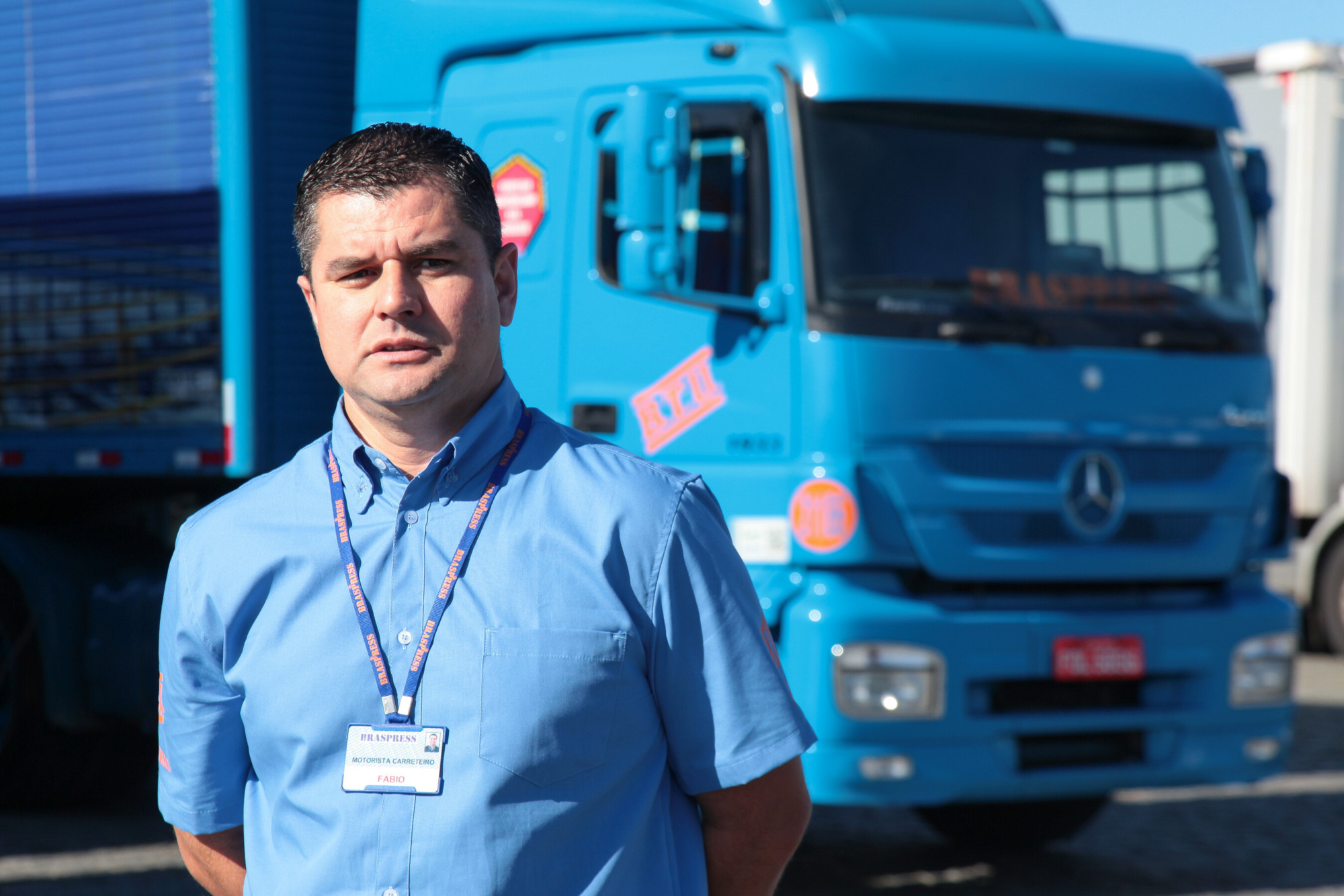 Fabio Barreiros, motorista da empresa Braspress..