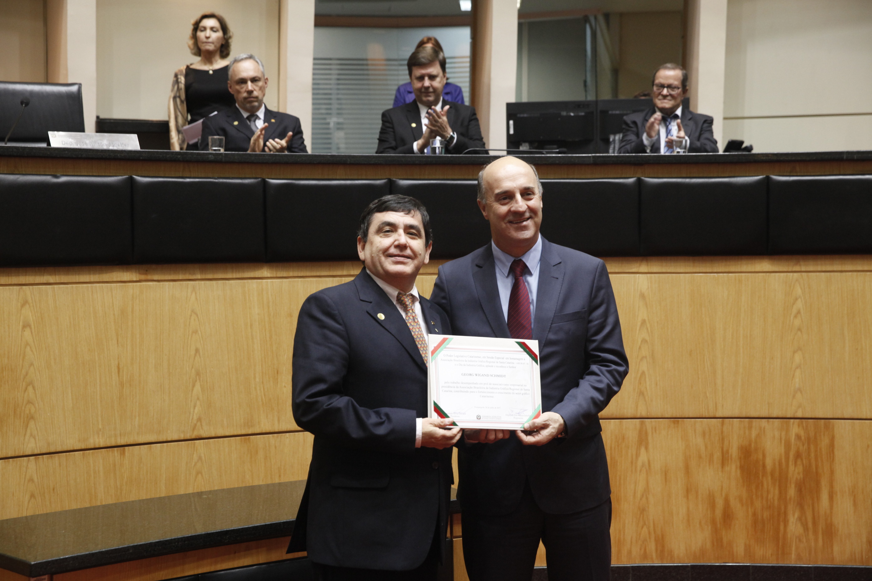 Sessão Especial em Homenagem à Abigraf - Associação Brasileira de Indústrias Gráficas - Regional de Santa Catarina
