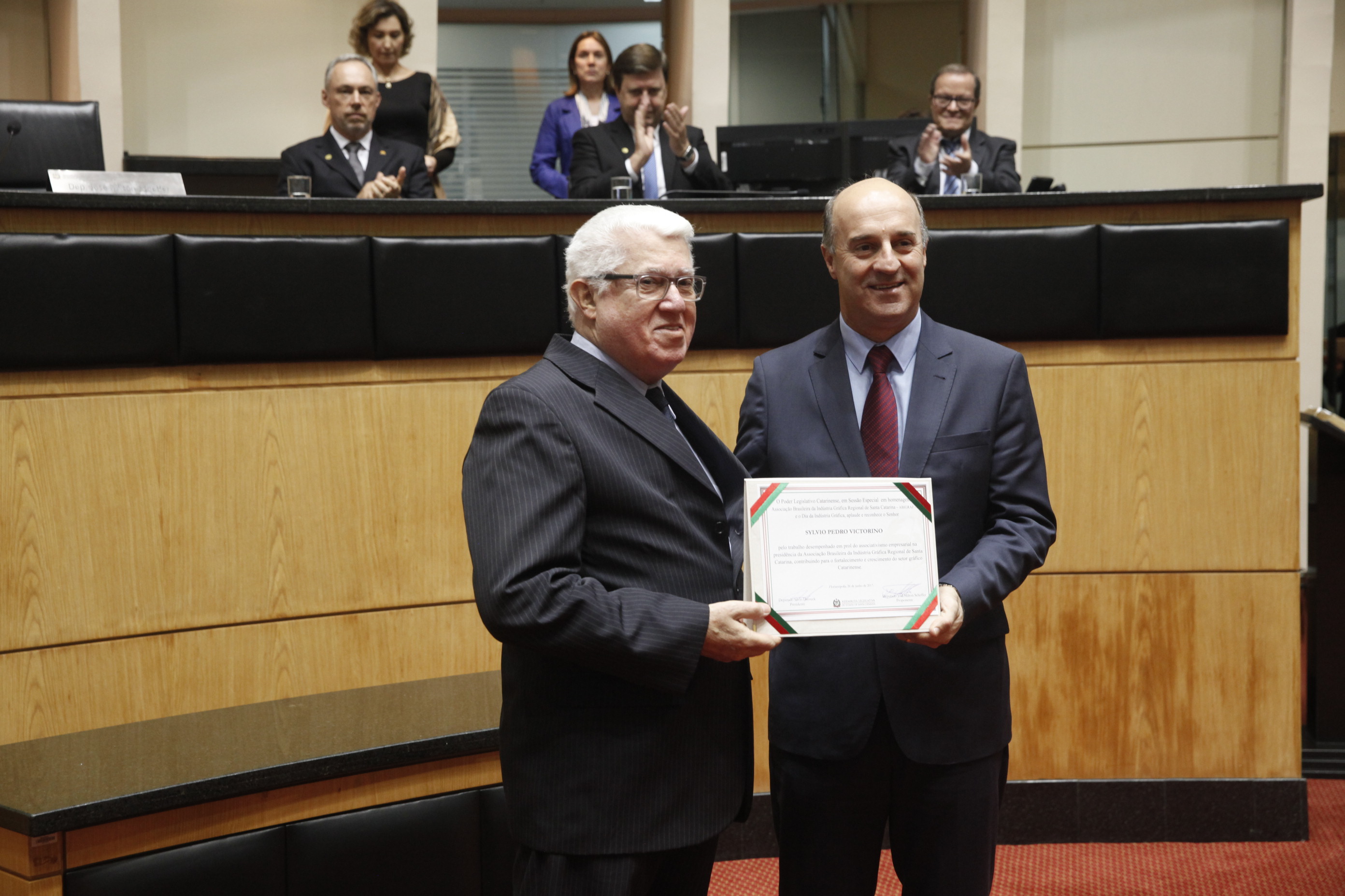 Sessão Especial em Homenagem à Abigraf - Associação Brasileira de Indústrias Gráficas - Regional de Santa Catarina