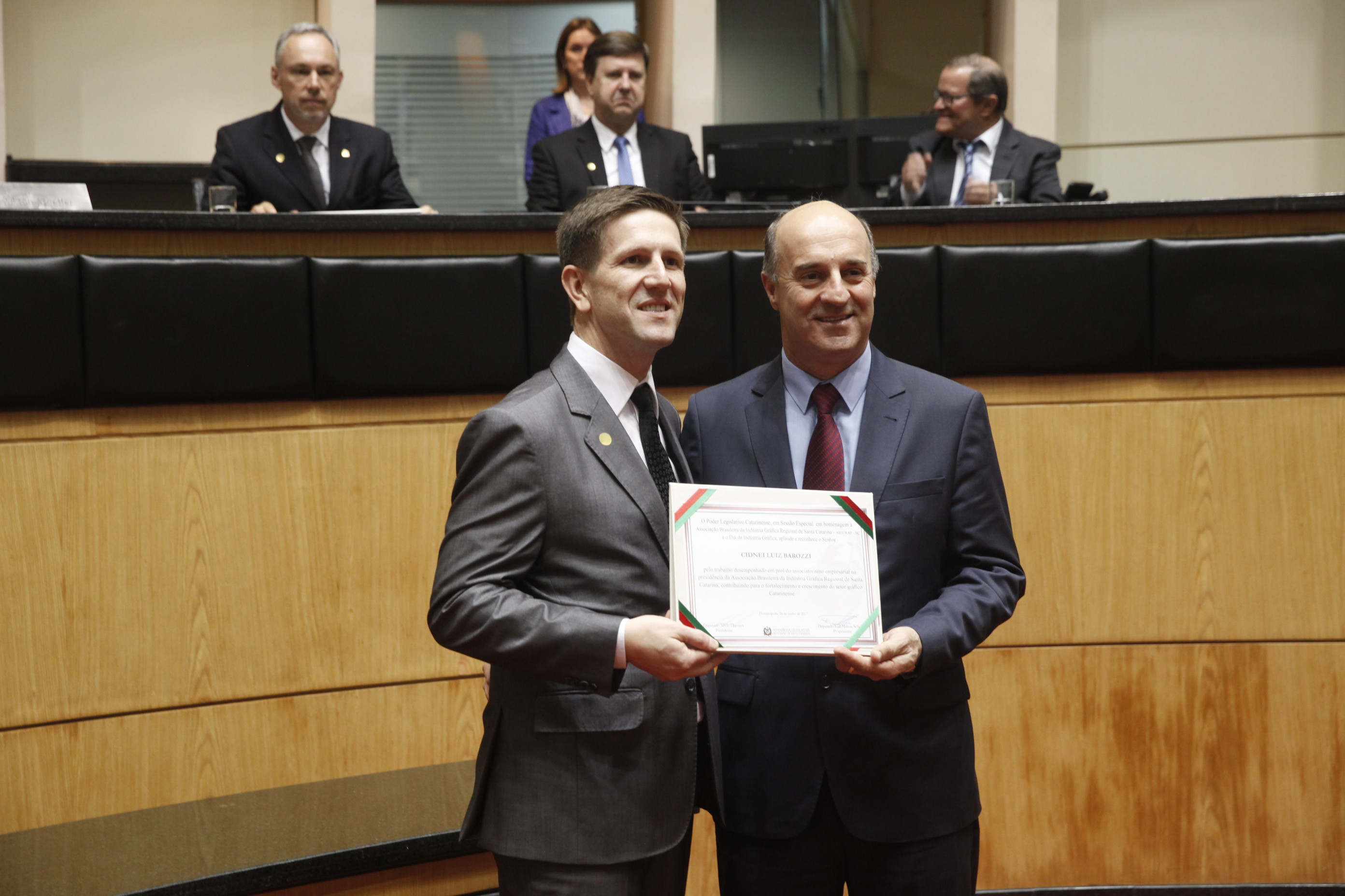Sessão Especial em Homenagem à Abigraf - Associação Brasileira de Indústrias Gráficas - Regional de Santa Catarina