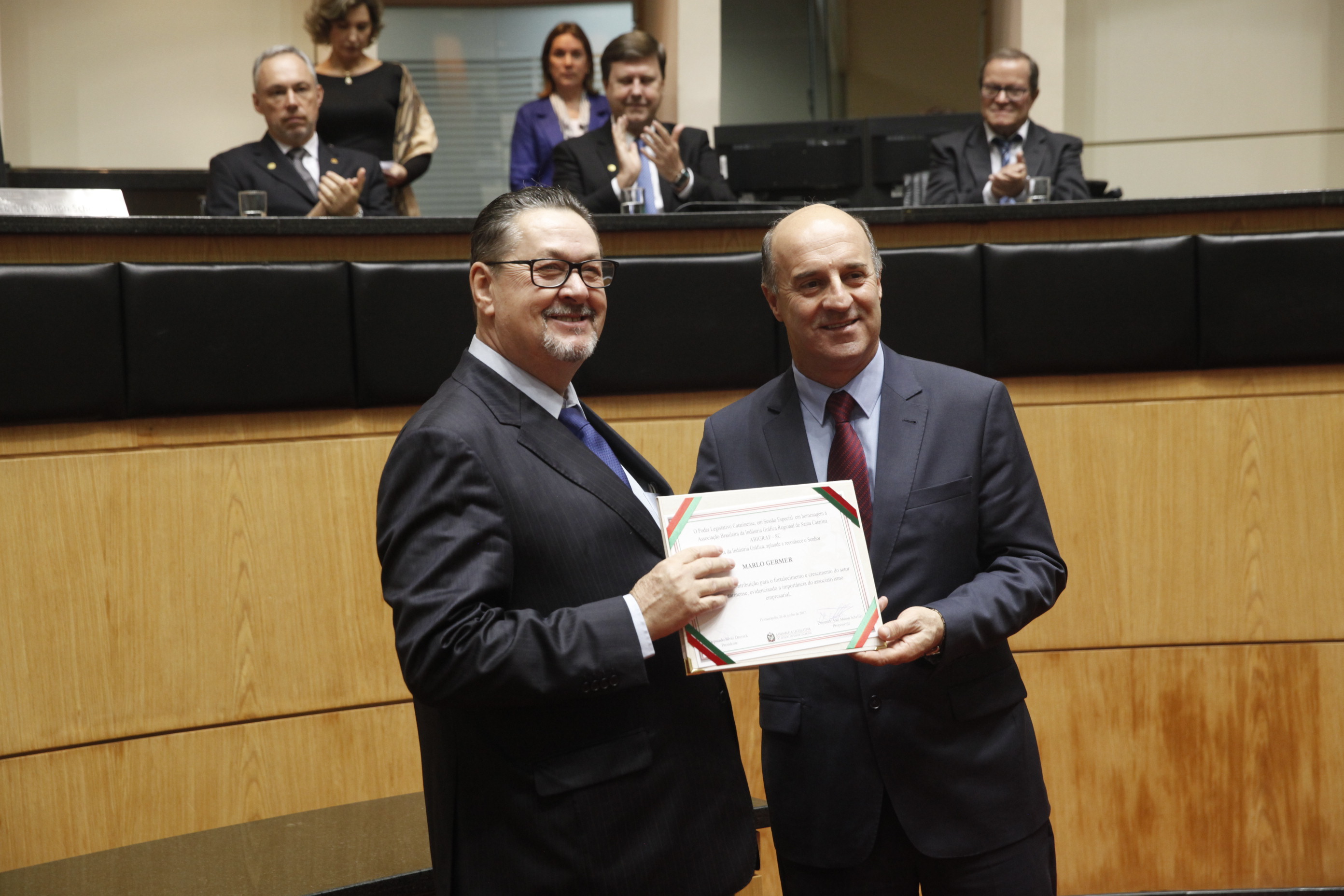 Sessão Especial em Homenagem à Abigraf - Associação Brasileira de Indústrias Gráficas - Regional de Santa Catarina