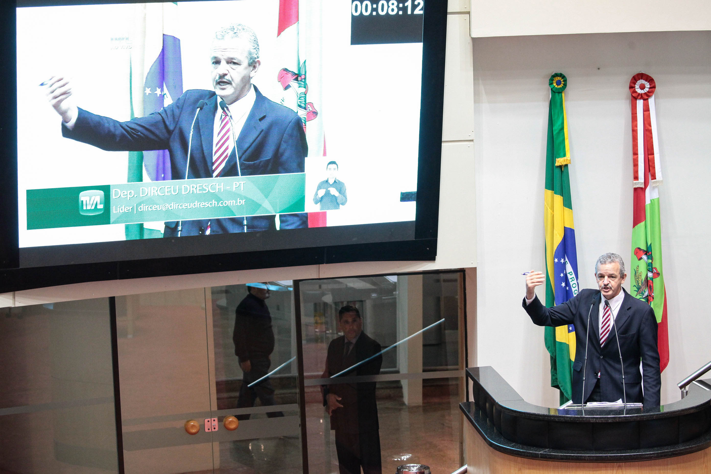 Deputado Dirceu Dresch (PT). Sessão Ordinária.