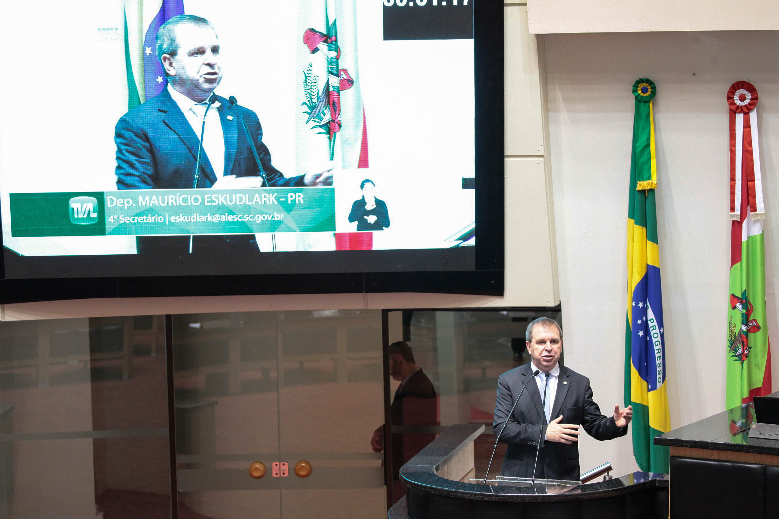 Deputado Mauricio Skudlark (PR). Sessão Ordinária.