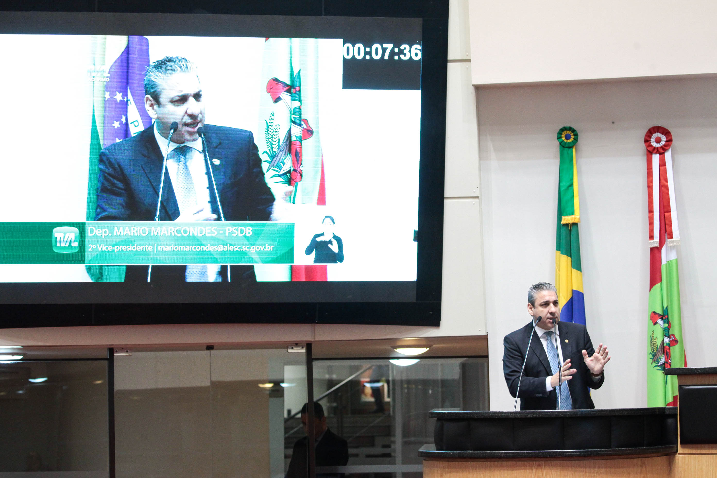 Deputado Mario Marcondes (PSDB). Sessão Ordinária.