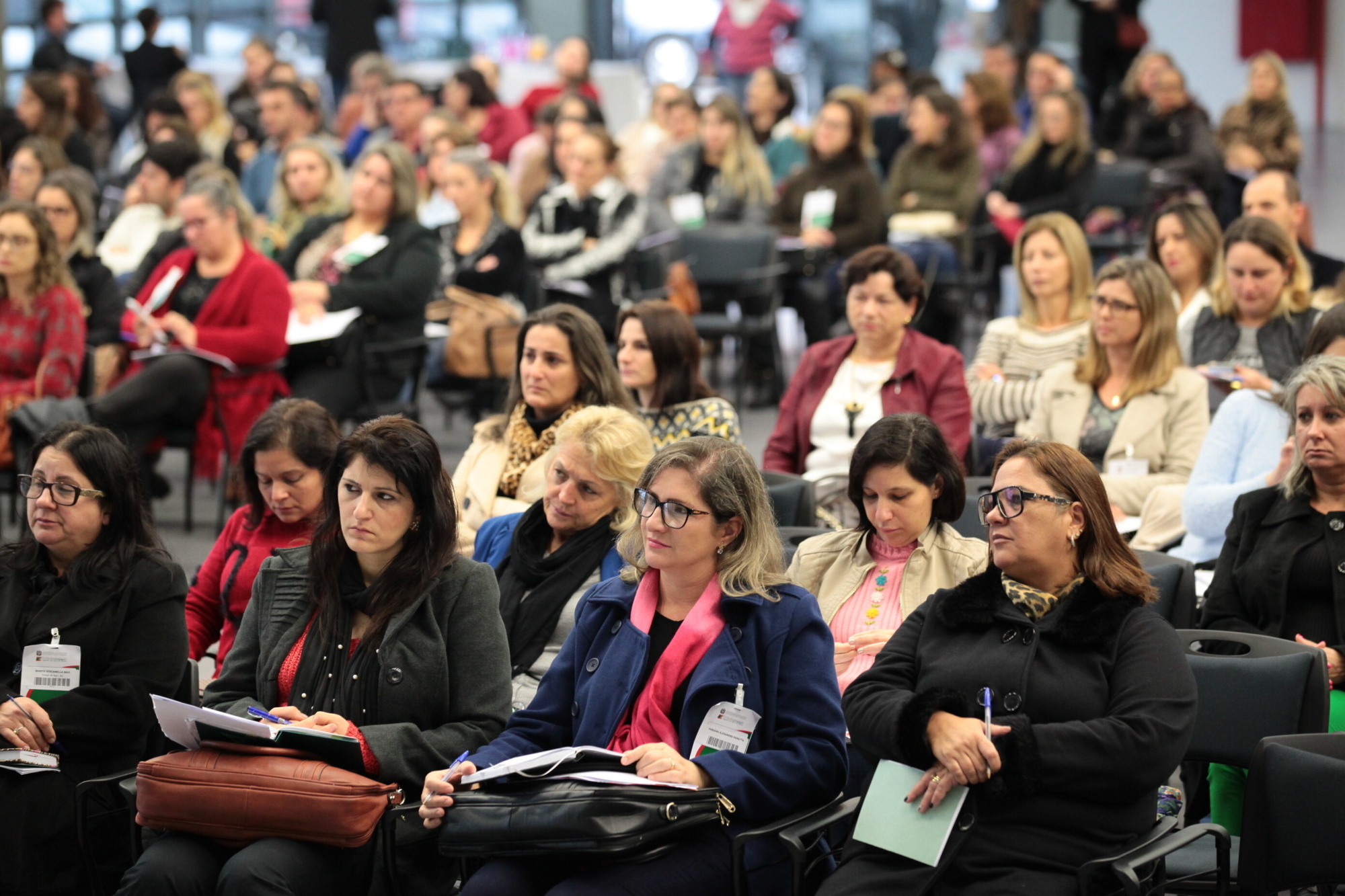 Professoras da rede pública e privada do Vale do Araranguá prestigiaram o evento