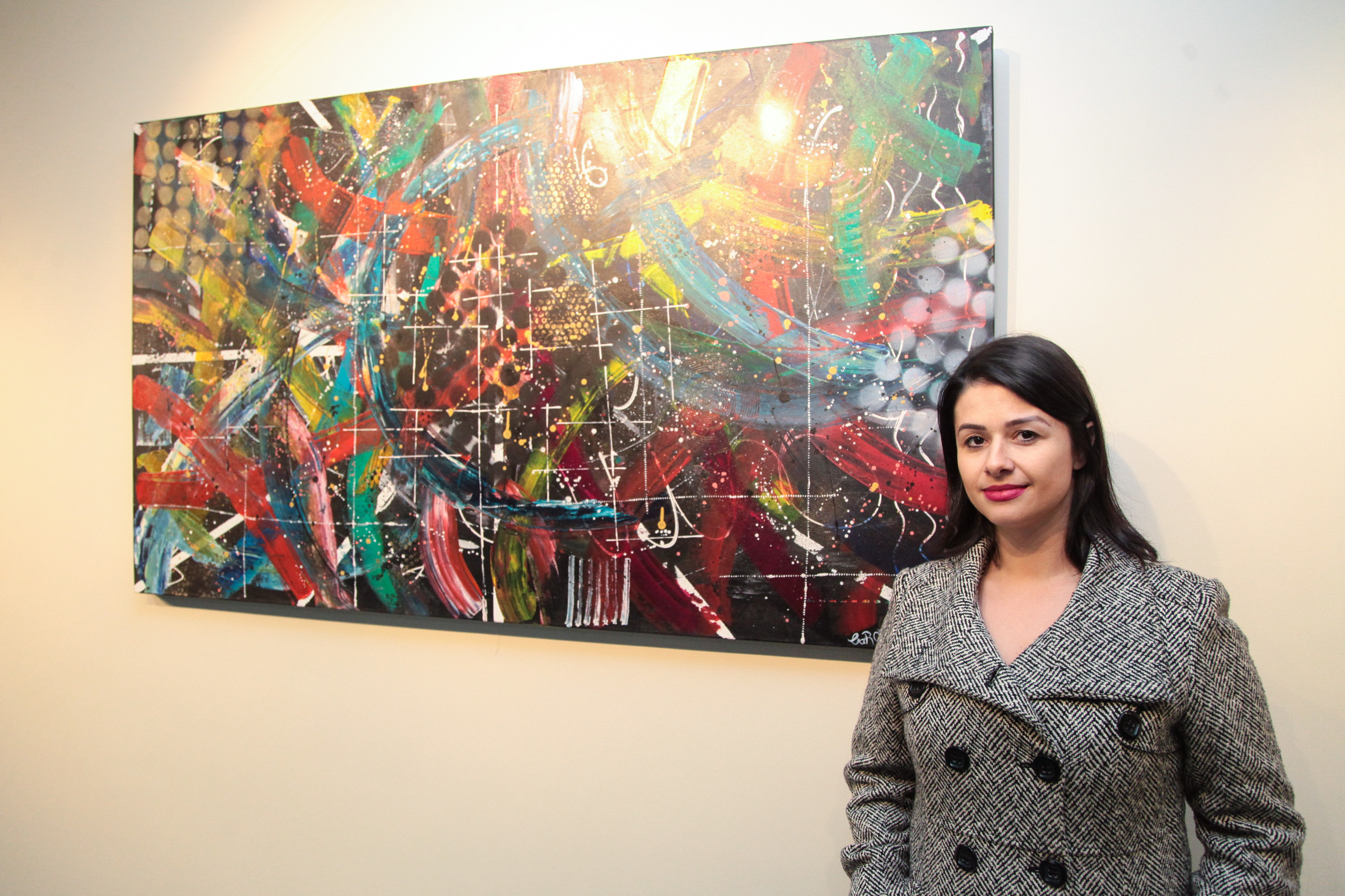 Artista plástica, Carol Machado. Exposição Coleção Perfil de Carol Machado.