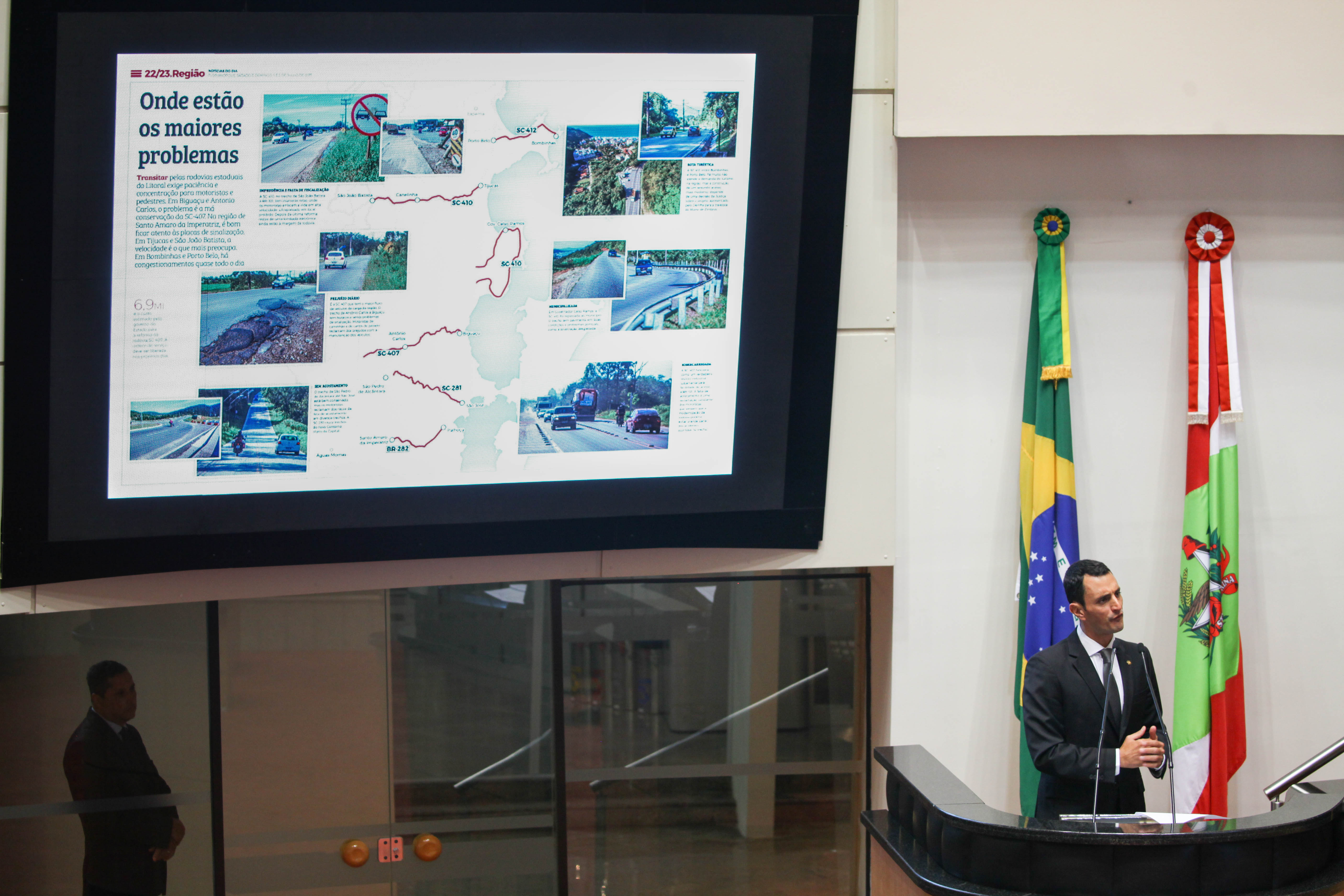 Deputado João Amin (PP). Sessão Ordinária. Foto: Karina Ferreira / Agência AL