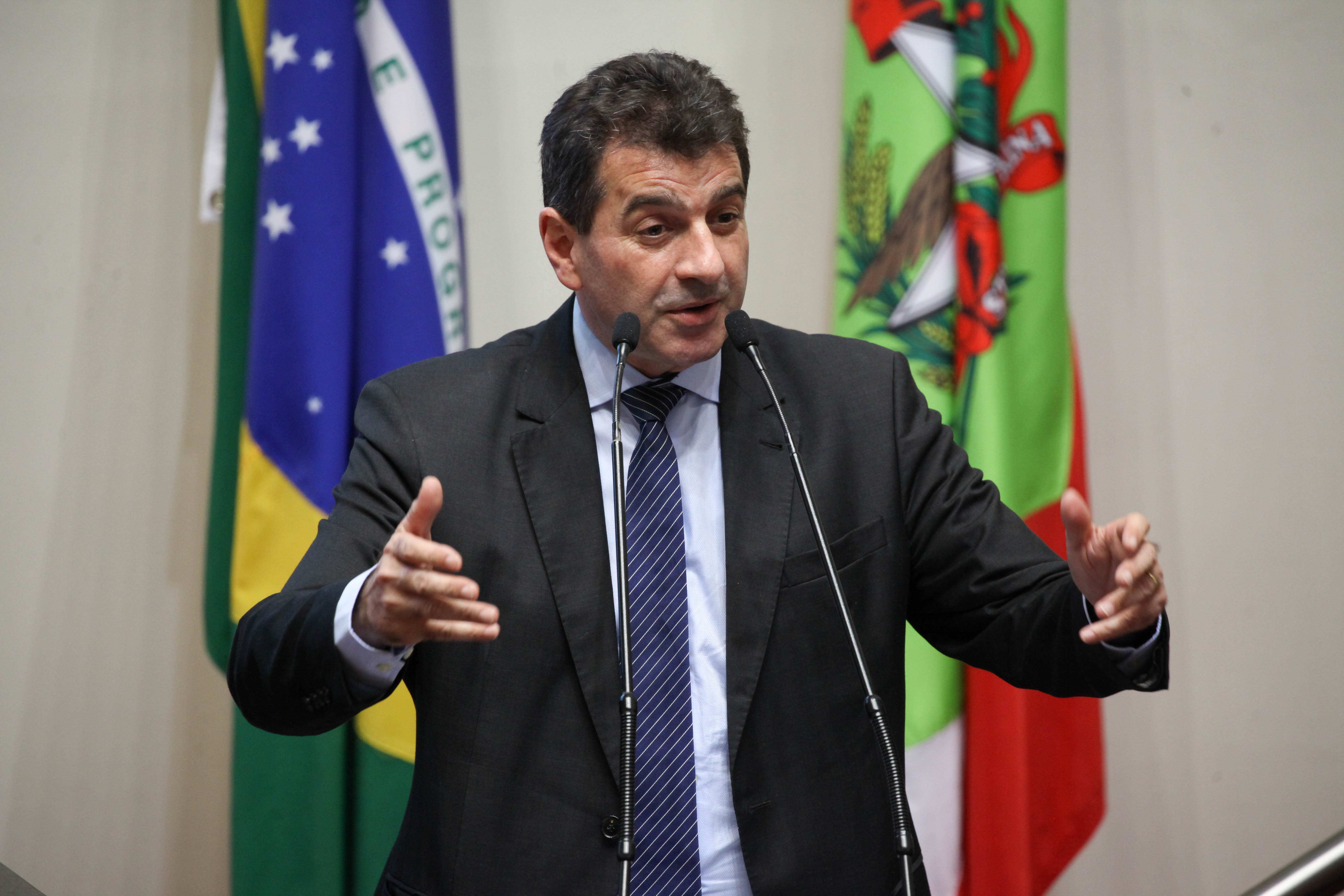 Deputado Valdir Cobalchini (PMDB). Sessão Ordinária. Foto: Karina Ferreira / Agência AL