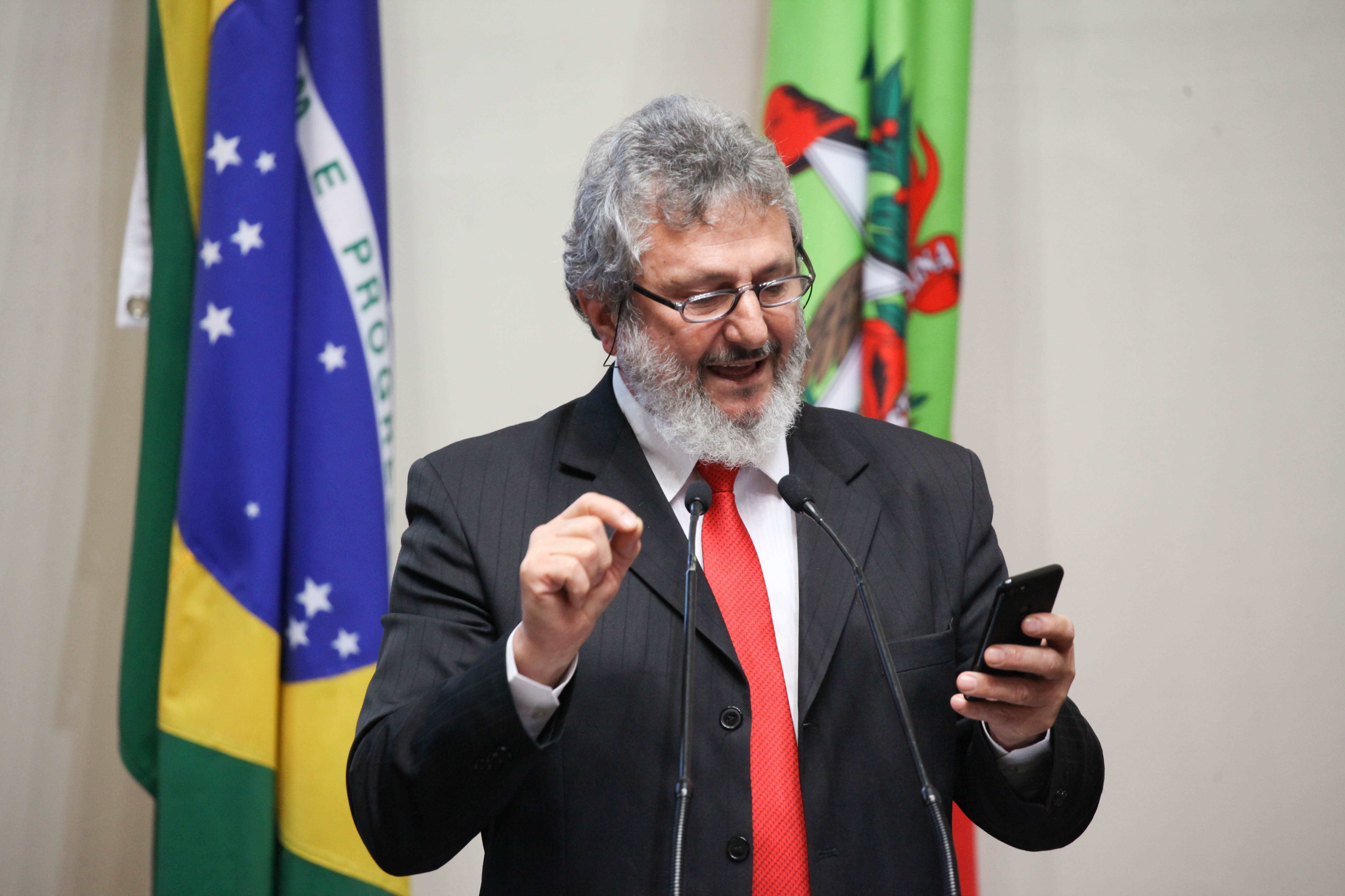Deputado Padre Pedro Baldissera (PT). Sessão Ordinária. Foto: Karina Ferreira / Agência AL