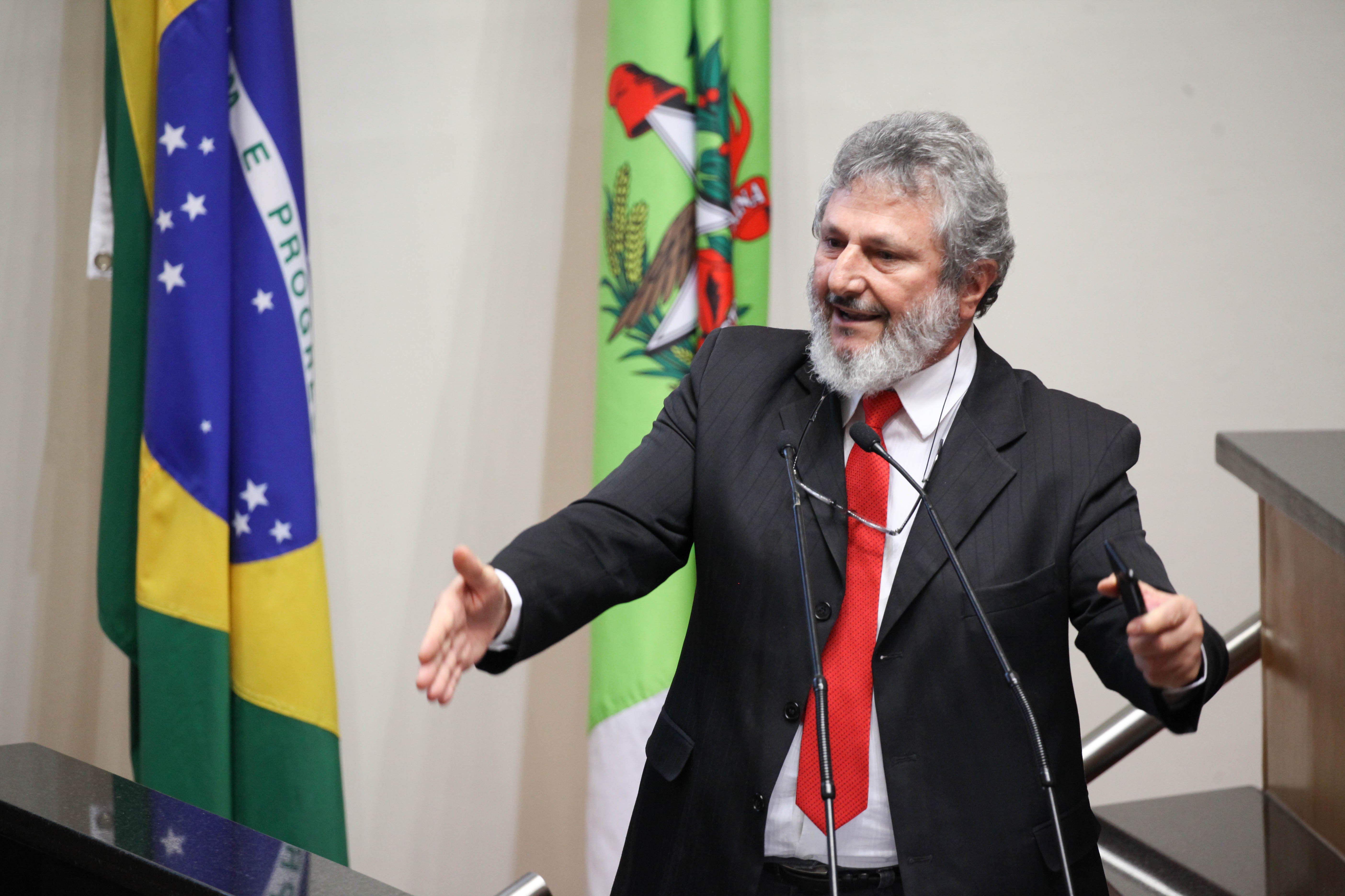 Deputado Padre Pedro Baldissera (PT). Sessão Ordinária. Foto: Karina Ferreira / Agência AL