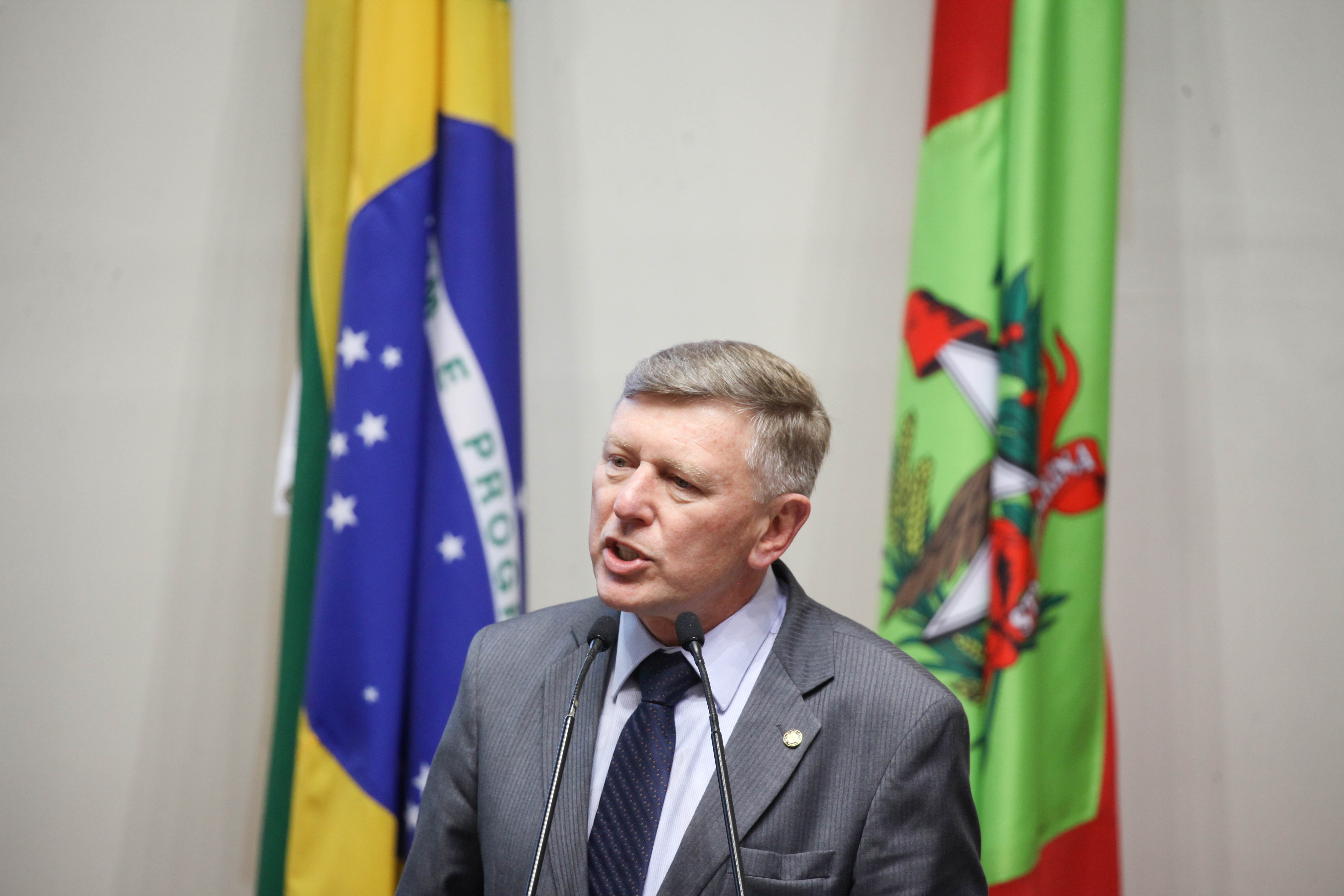 Deputado Nilso Berlanda (PSC). Sessão Ordinária. Foto: Karina Ferreira / Agência AL