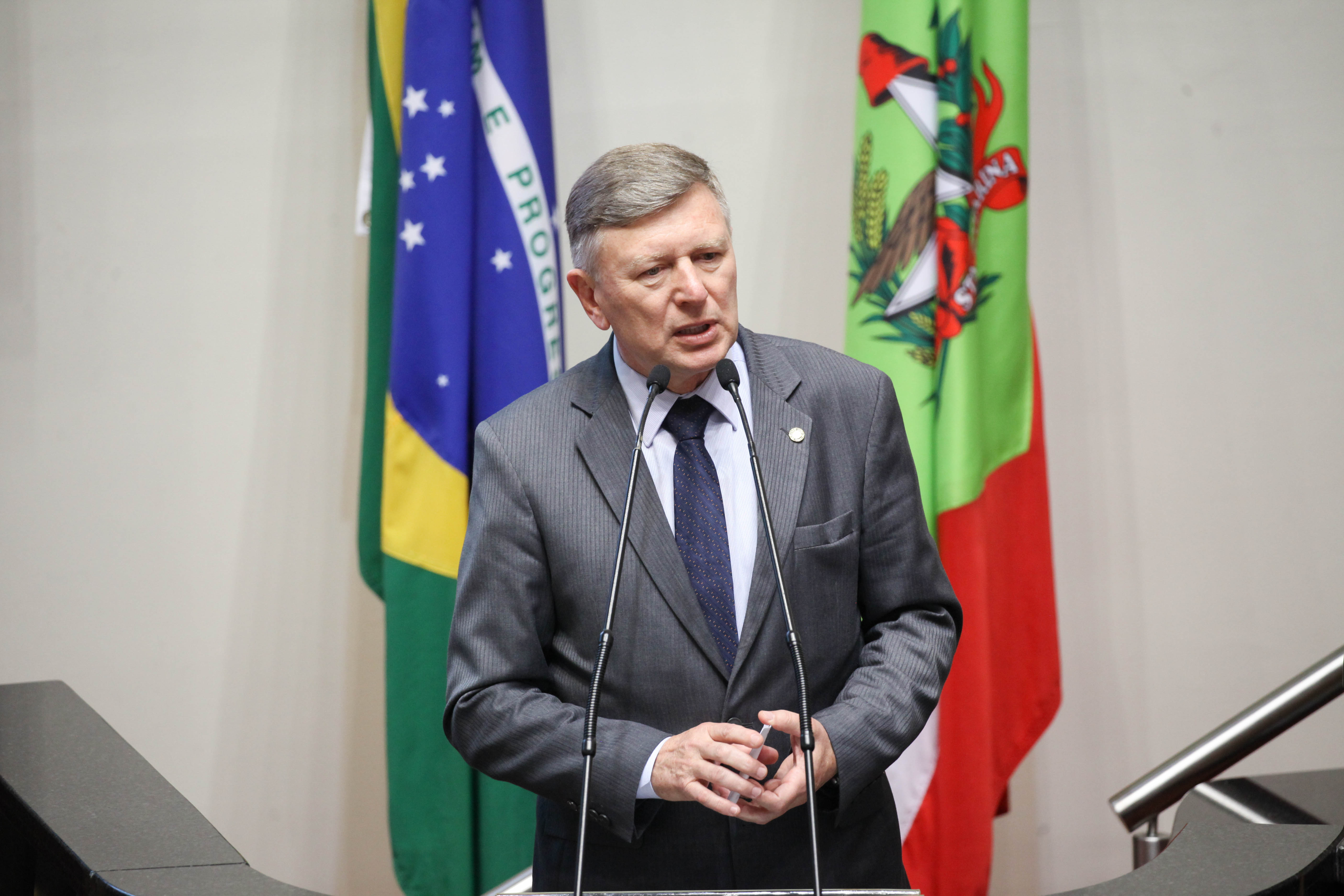 Deputado Nilso Berlanda (PSC). Sessão Ordinária. Foto: Karina Ferreira / Agência AL