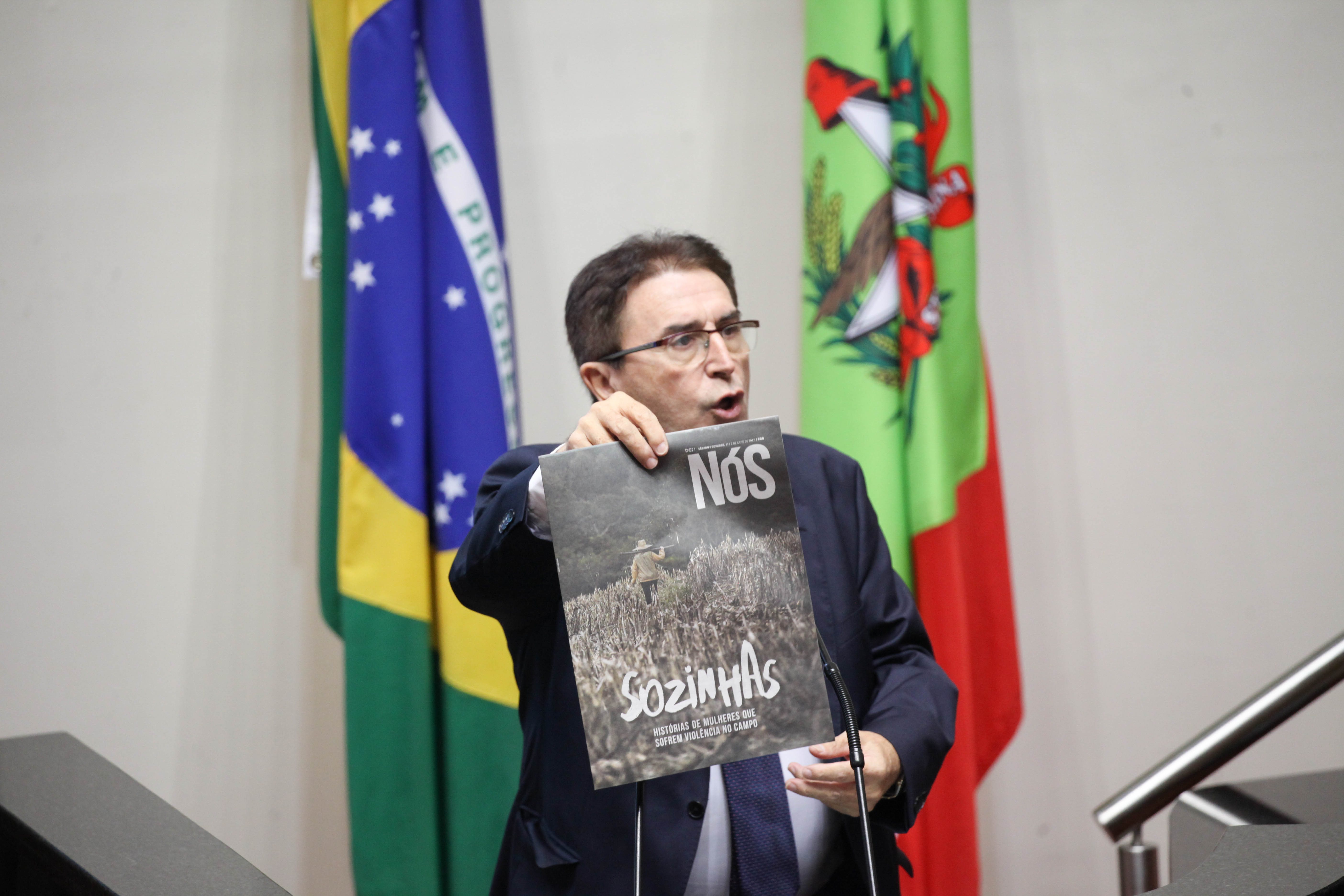 Deputado Antônio Aguiar (PMDB). Sessão Ordinária. Foto: Karina Ferreira / Agência AL