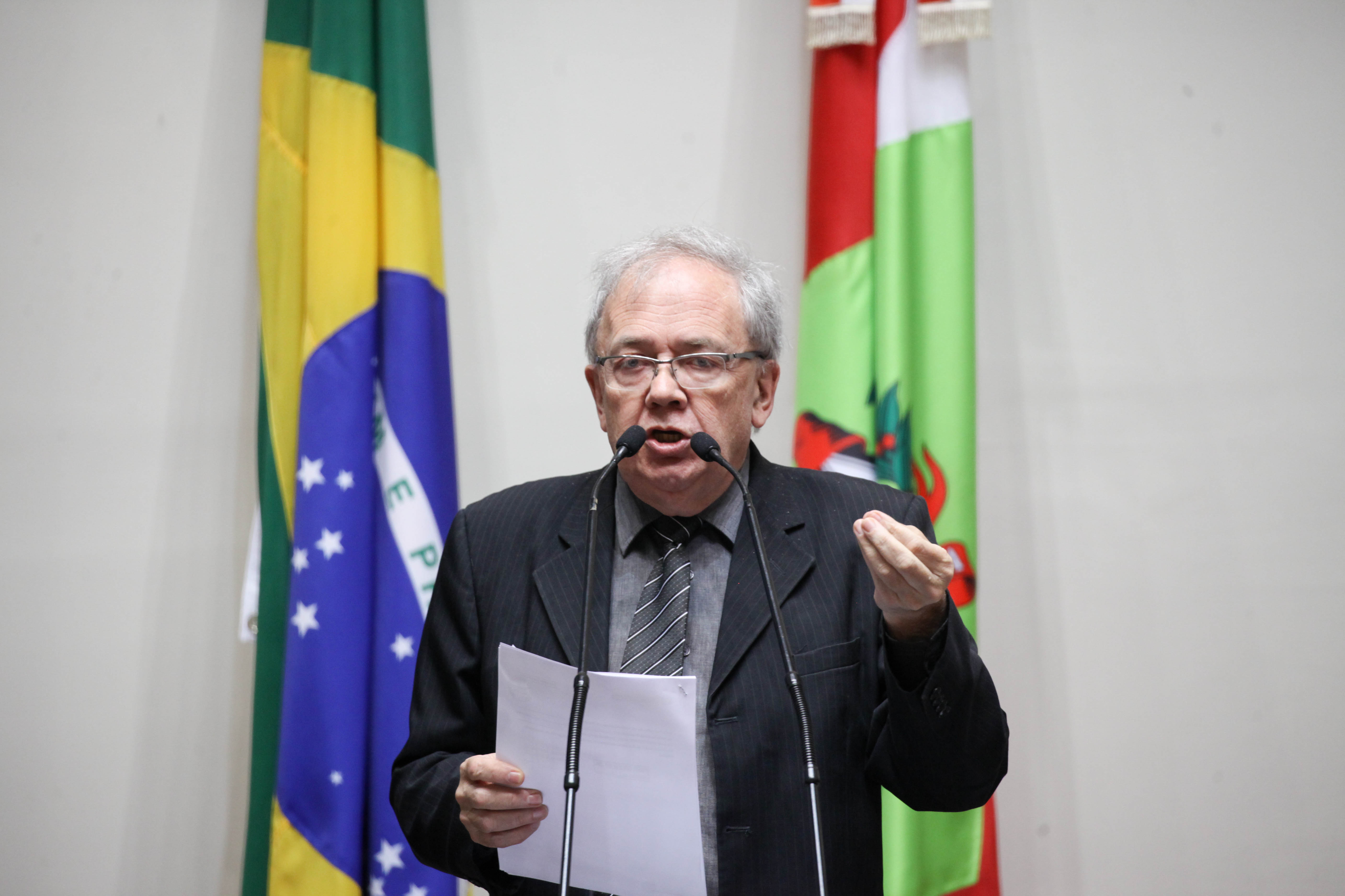 Deputado Fernando Coruja (PMDB). Sessão Ordinária. Foto: Karina Ferreira / Agência AL