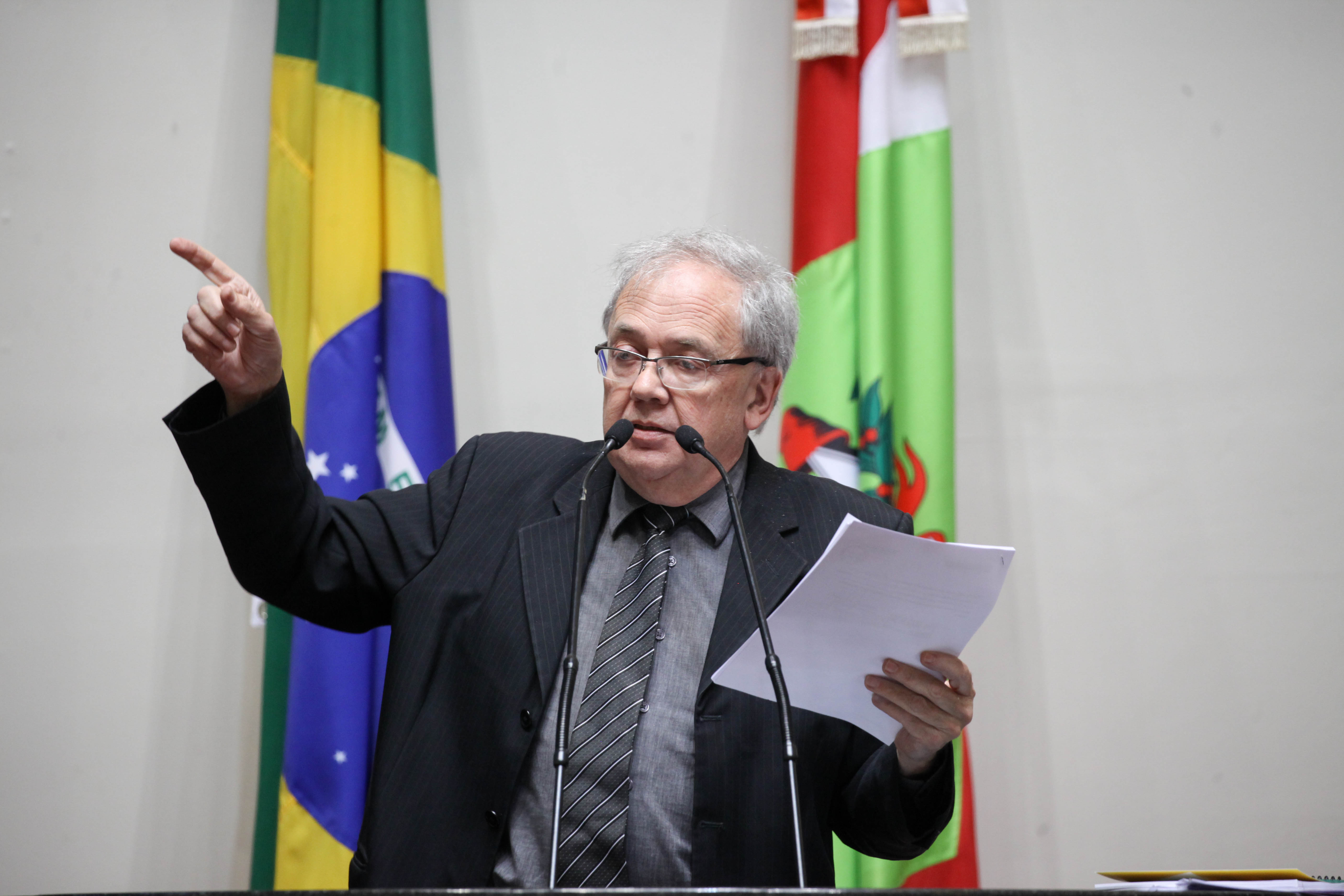 Deputado Fernando Coruja (PMDB). Sessão Ordinária. Foto: Karina Ferreira / Agência AL