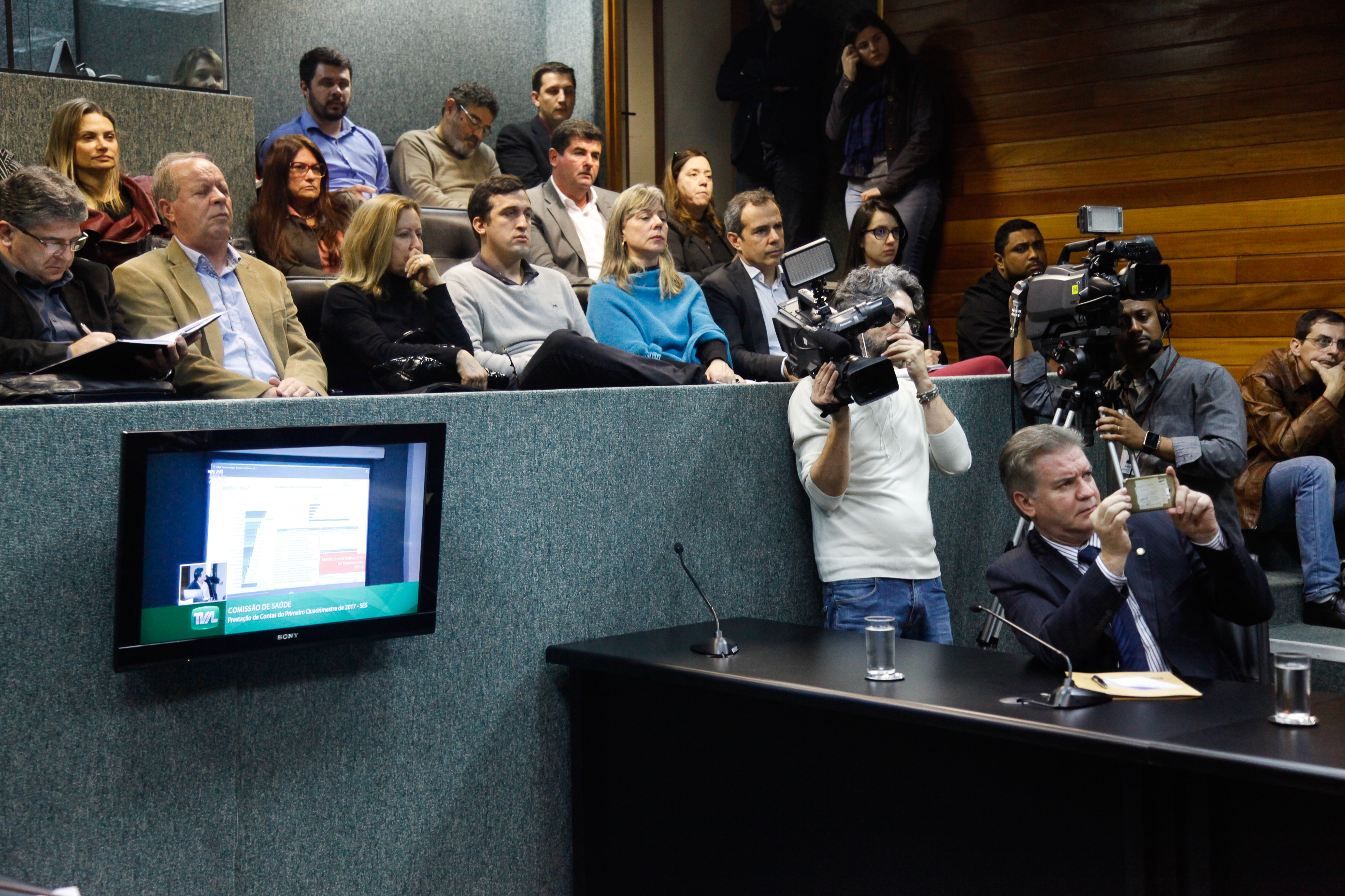 Audiência Pública de Prestação de Contas da Secretaria de Estado da Saúde.