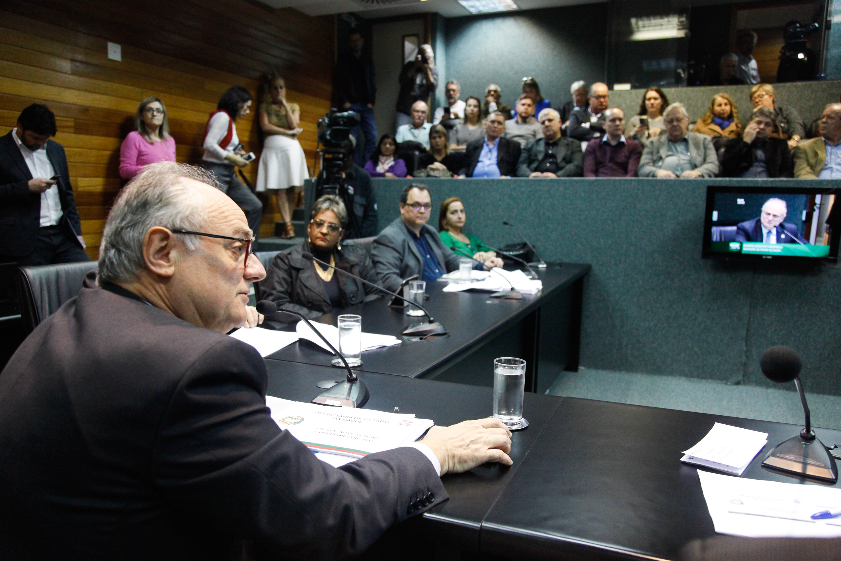 Audiência Pública de Prestação de Contas da Secretaria de Estado da Saúde.