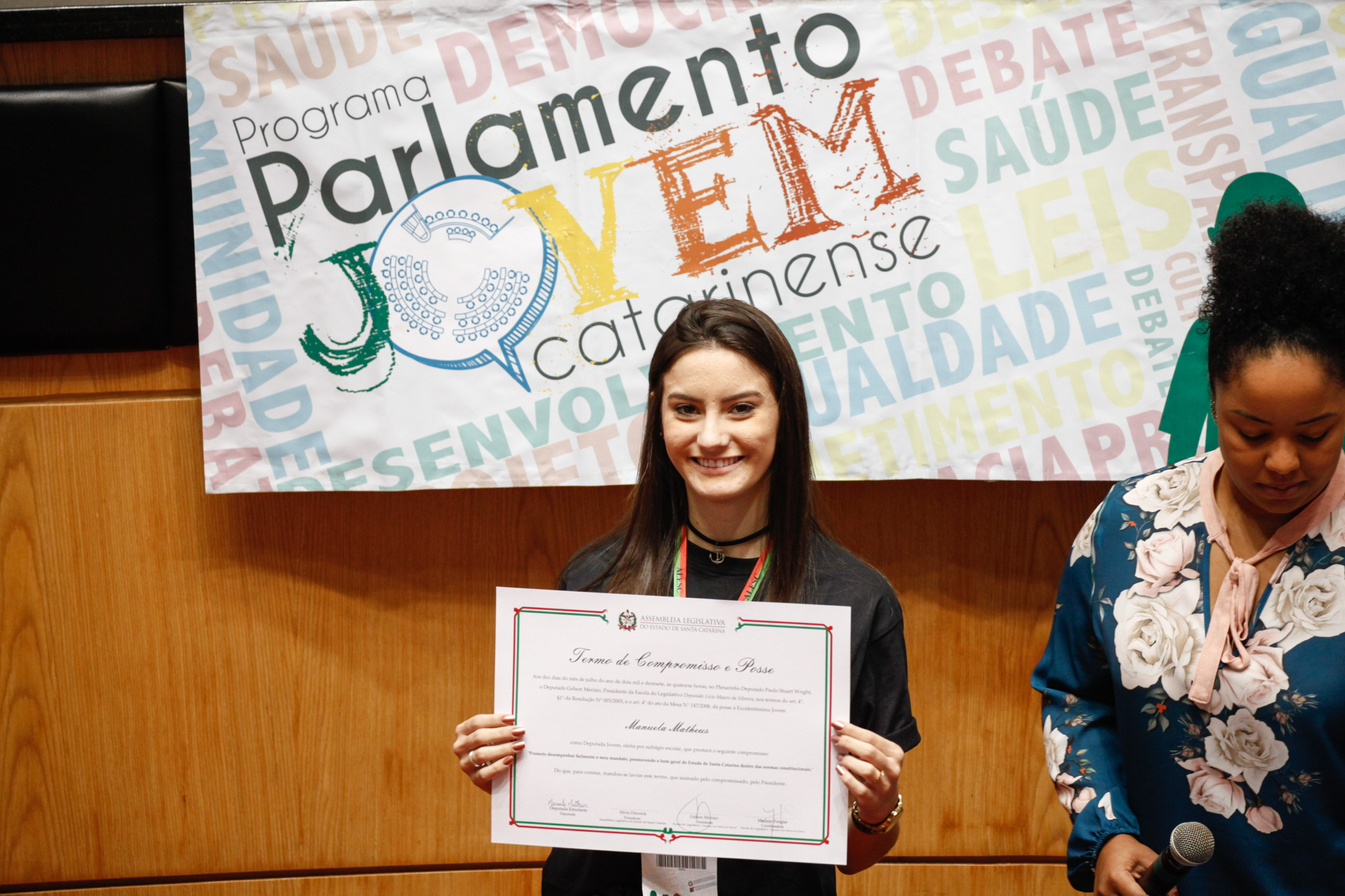 Cerimônia de Posse do Parlamento Jovem. Foto: Karina Ferreira / Agência AL