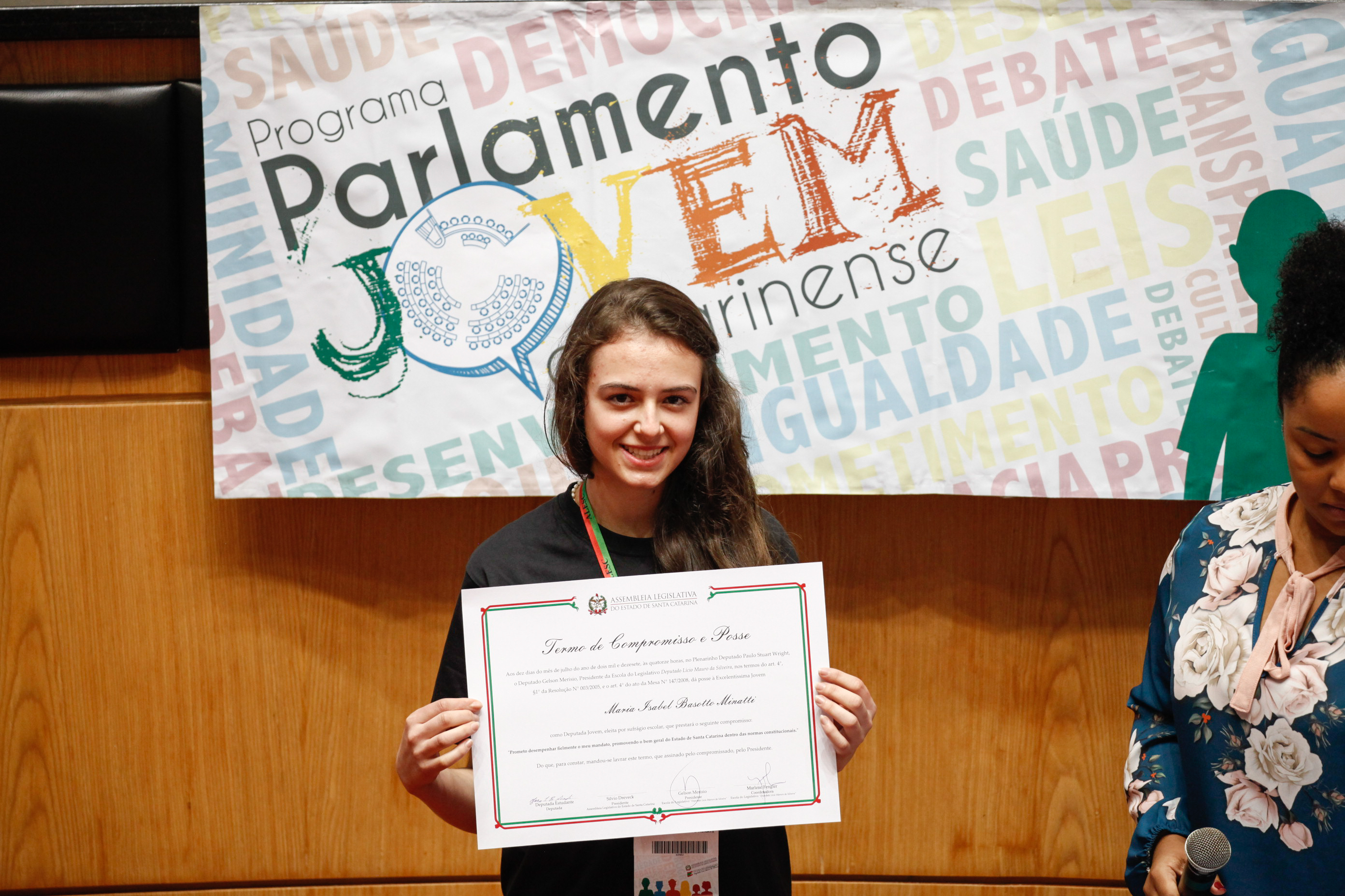 Cerimônia de Posse do Parlamento Jovem. Foto: Karina Ferreira / Agência AL