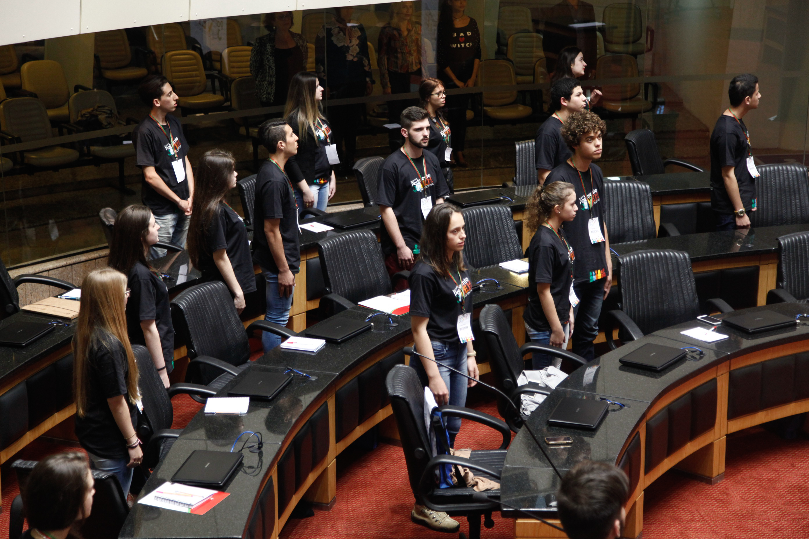 Cerimônia de Posse do Parlamento Jovem. Foto: Karina Ferreira / Agência AL
