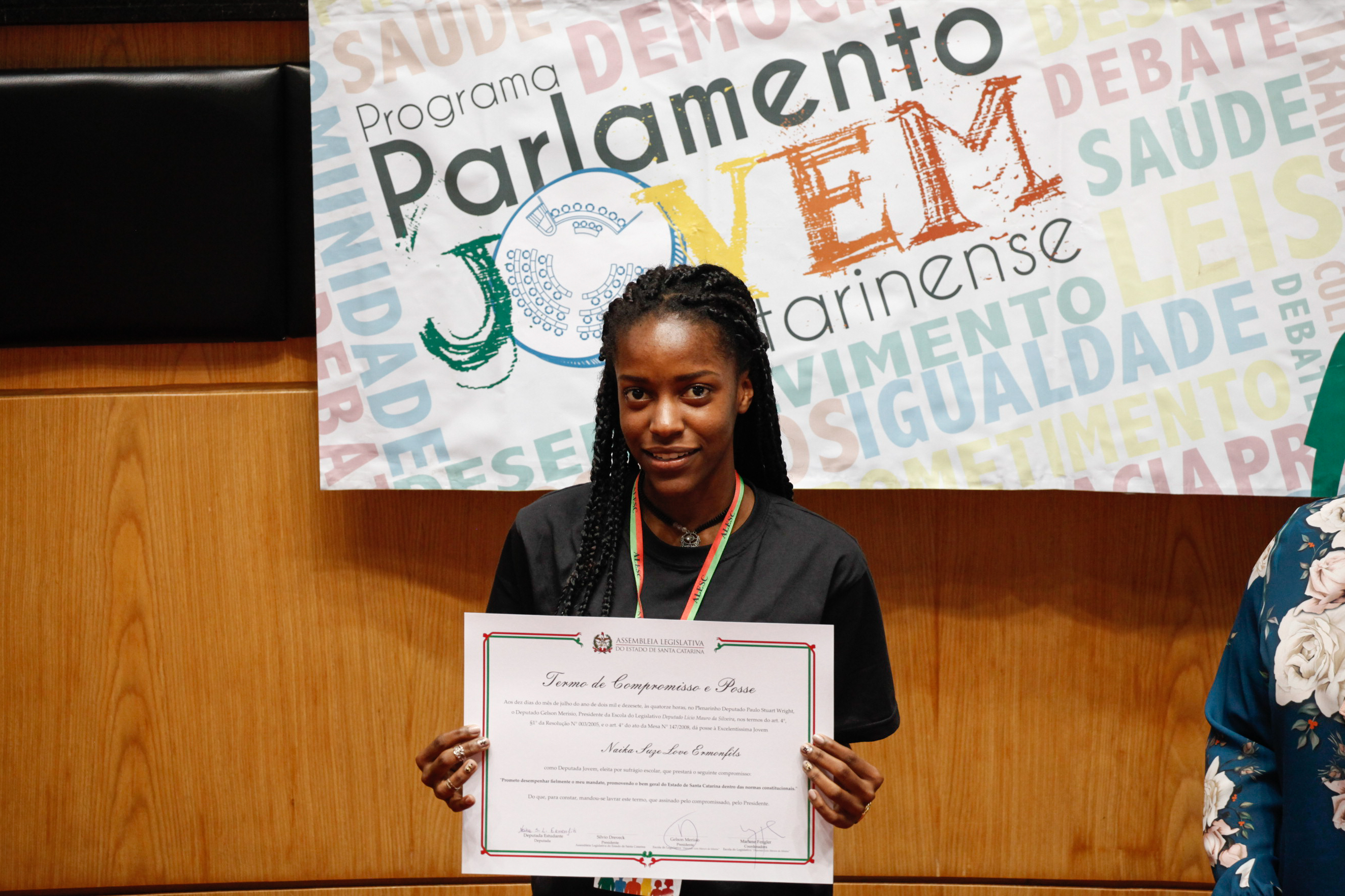 Cerimônia de Posse do Parlamento Jovem. Foto: Karina Ferreira / Agência AL