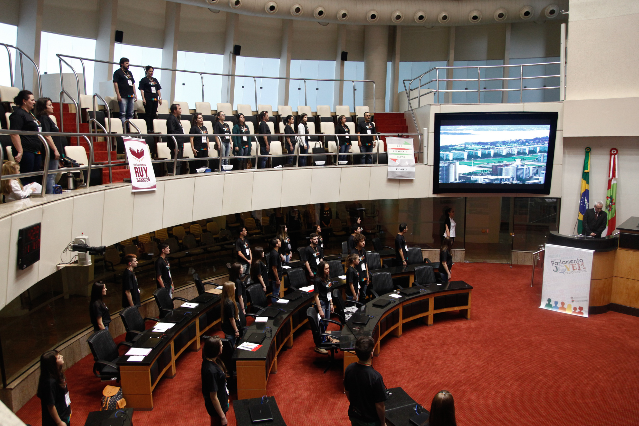Cerimônia de Posse do Parlamento Jovem. Foto: Karina Ferreira / Agência AL