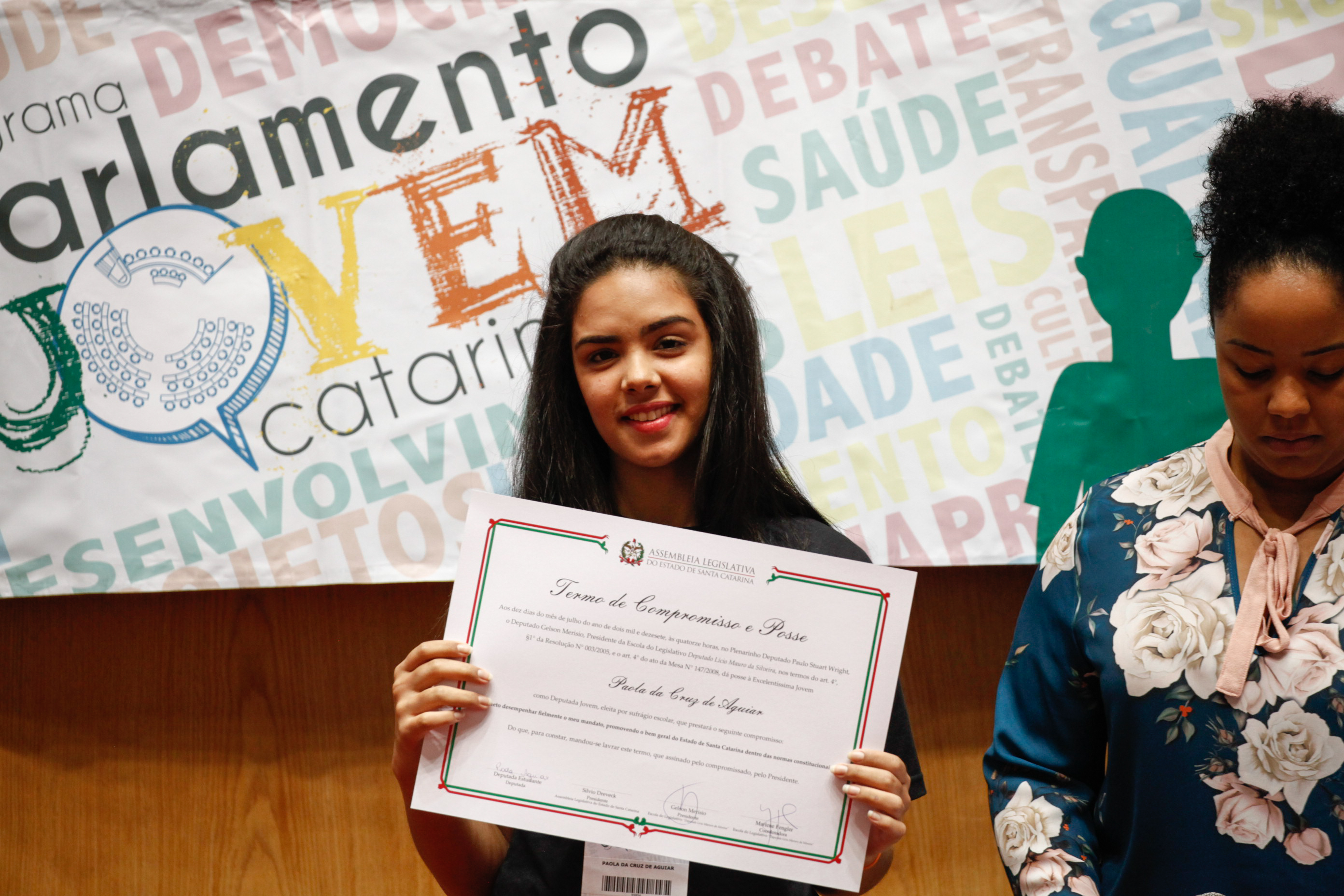Cerimônia de Posse do Parlamento Jovem. Foto: Karina Ferreira / Agência AL