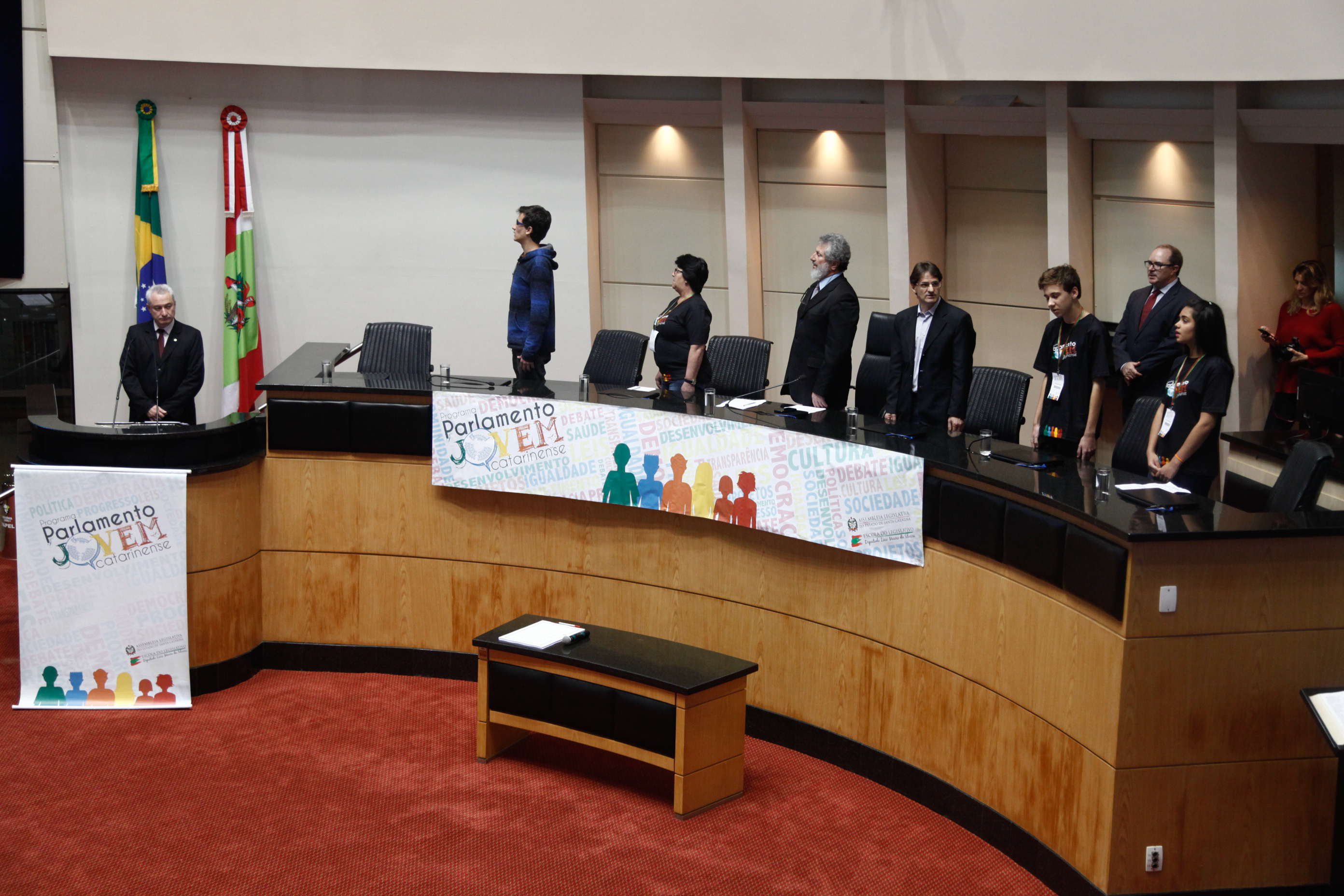 Cerimônia de Posse do Parlamento Jovem. Foto: Karina Ferreira / Agência AL