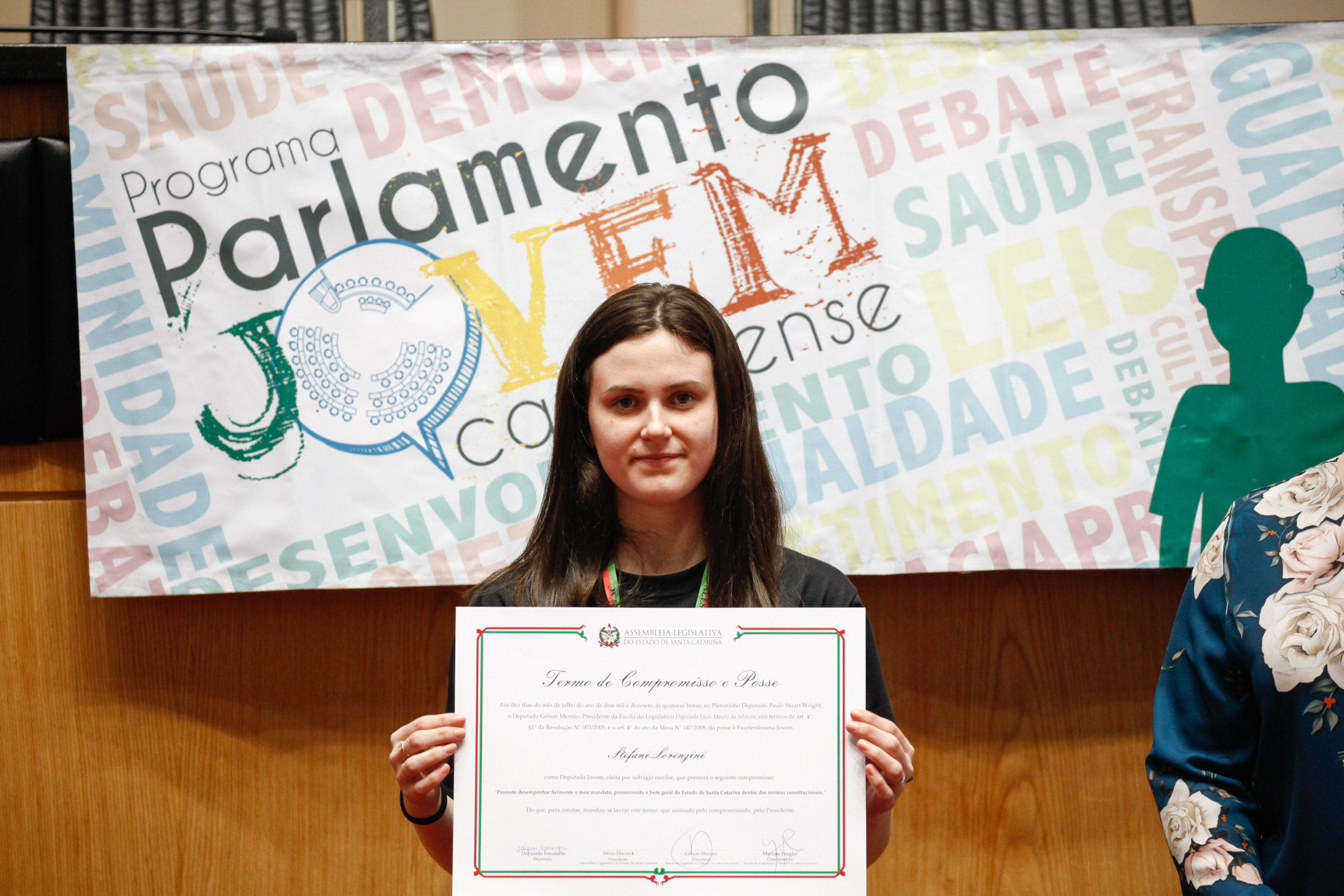 Cerimônia de Posse do Parlamento Jovem. Foto: Karina Ferreira / Agência AL