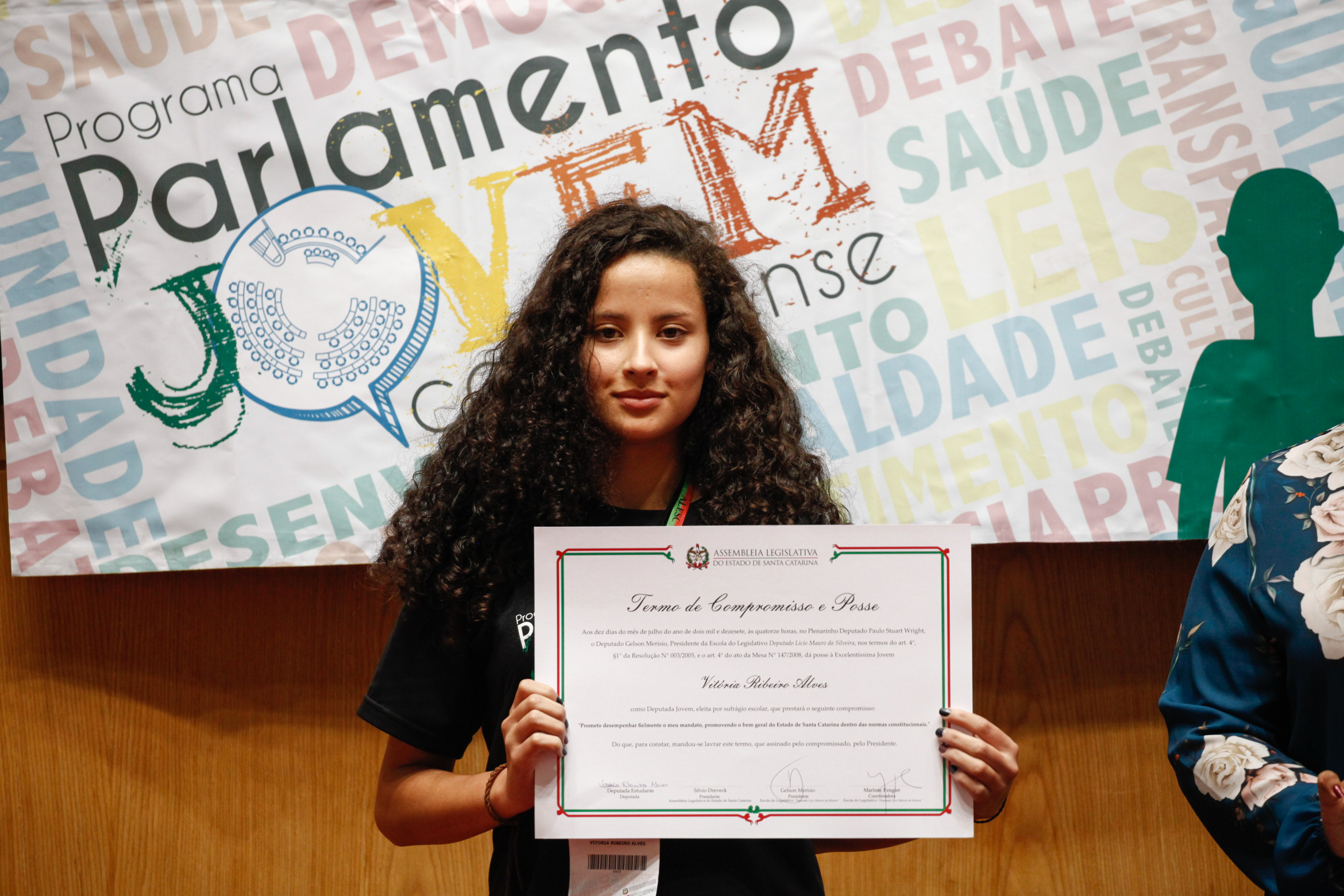 Cerimônia de Posse do Parlamento Jovem. Foto: Karina Ferreira / Agência AL