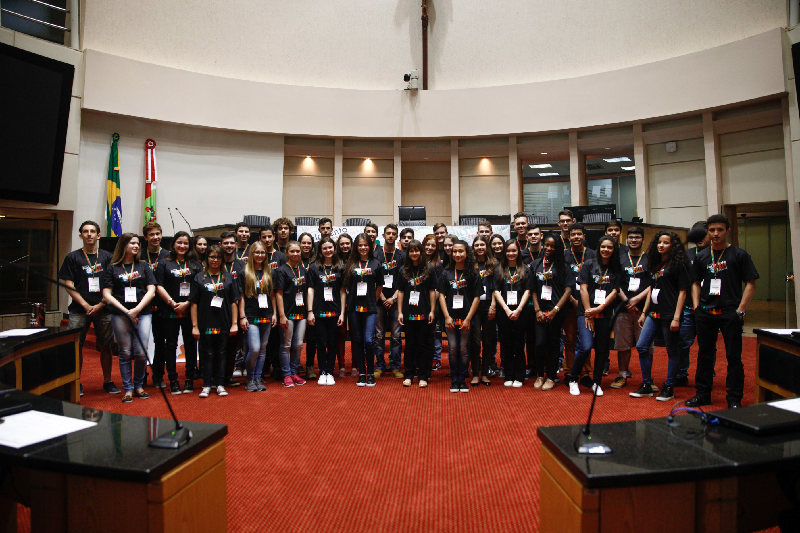Cerimônia de Posse do Parlamento Jovem. Foto: Karina Ferreira / Agência AL