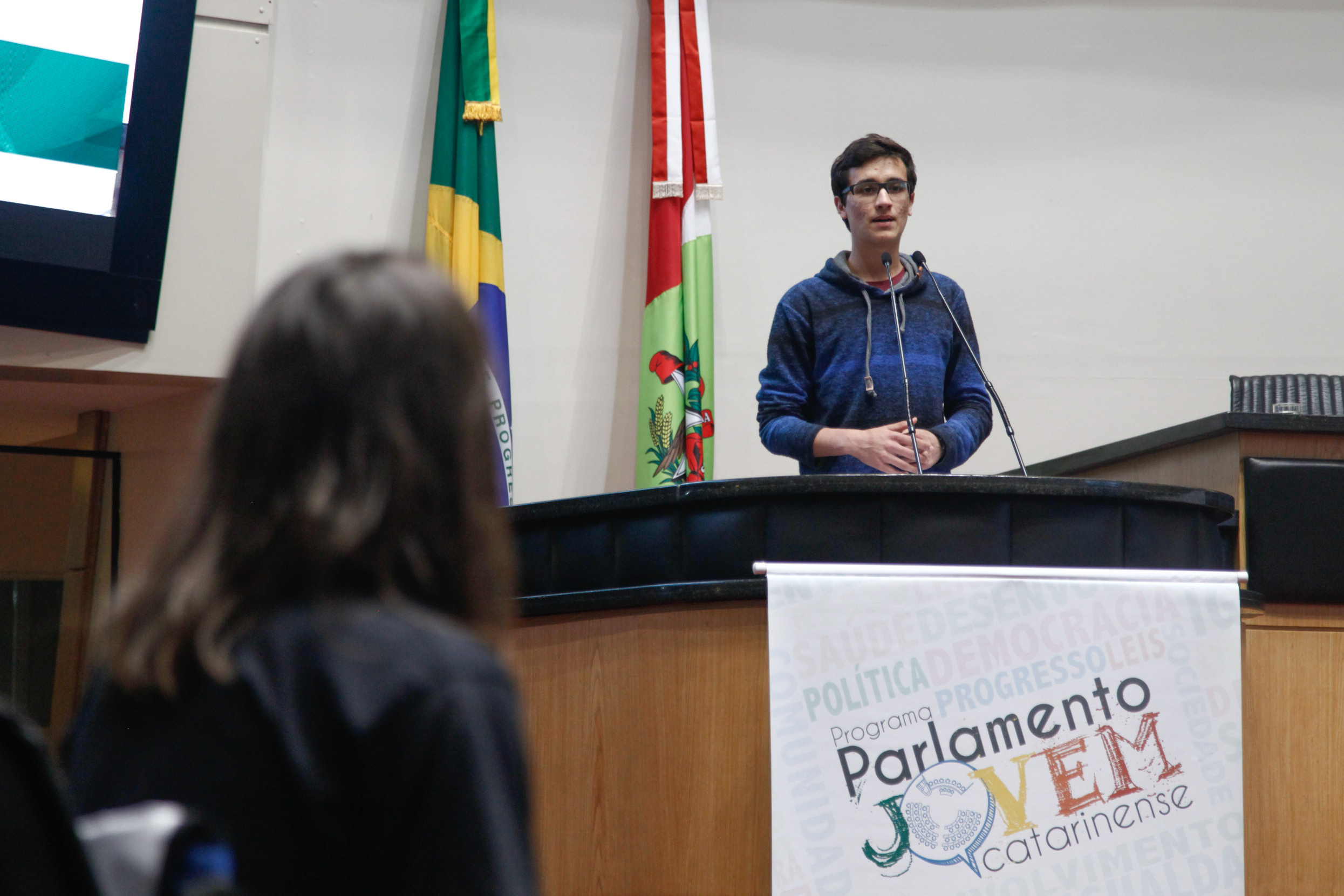 Cerimônia de Posse do Parlamento Jovem. Foto: Karina Ferreira / Agência AL