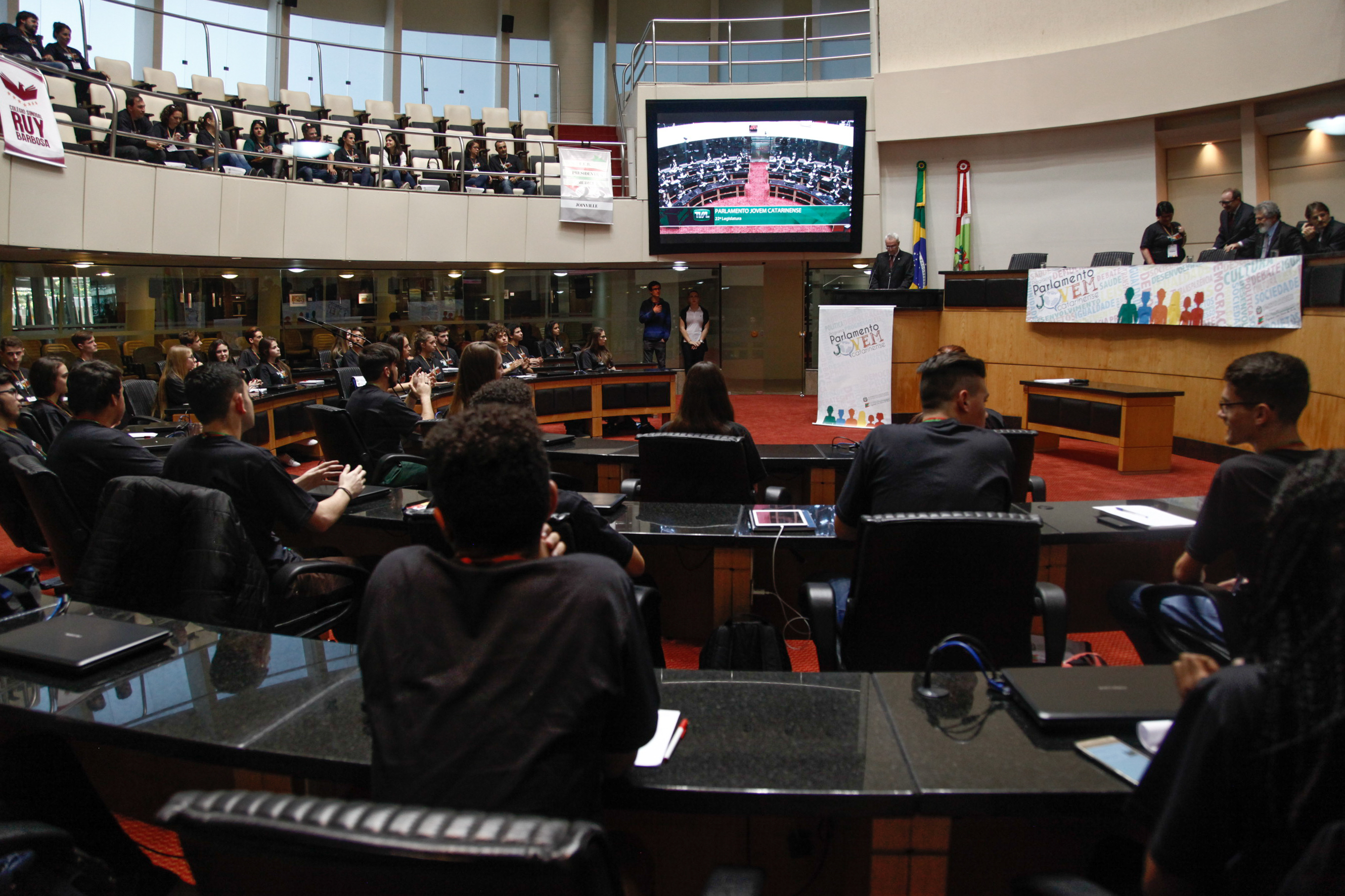 Cerimônia de Posse do Parlamento Jovem. Foto: Karina Ferreira / Agência AL