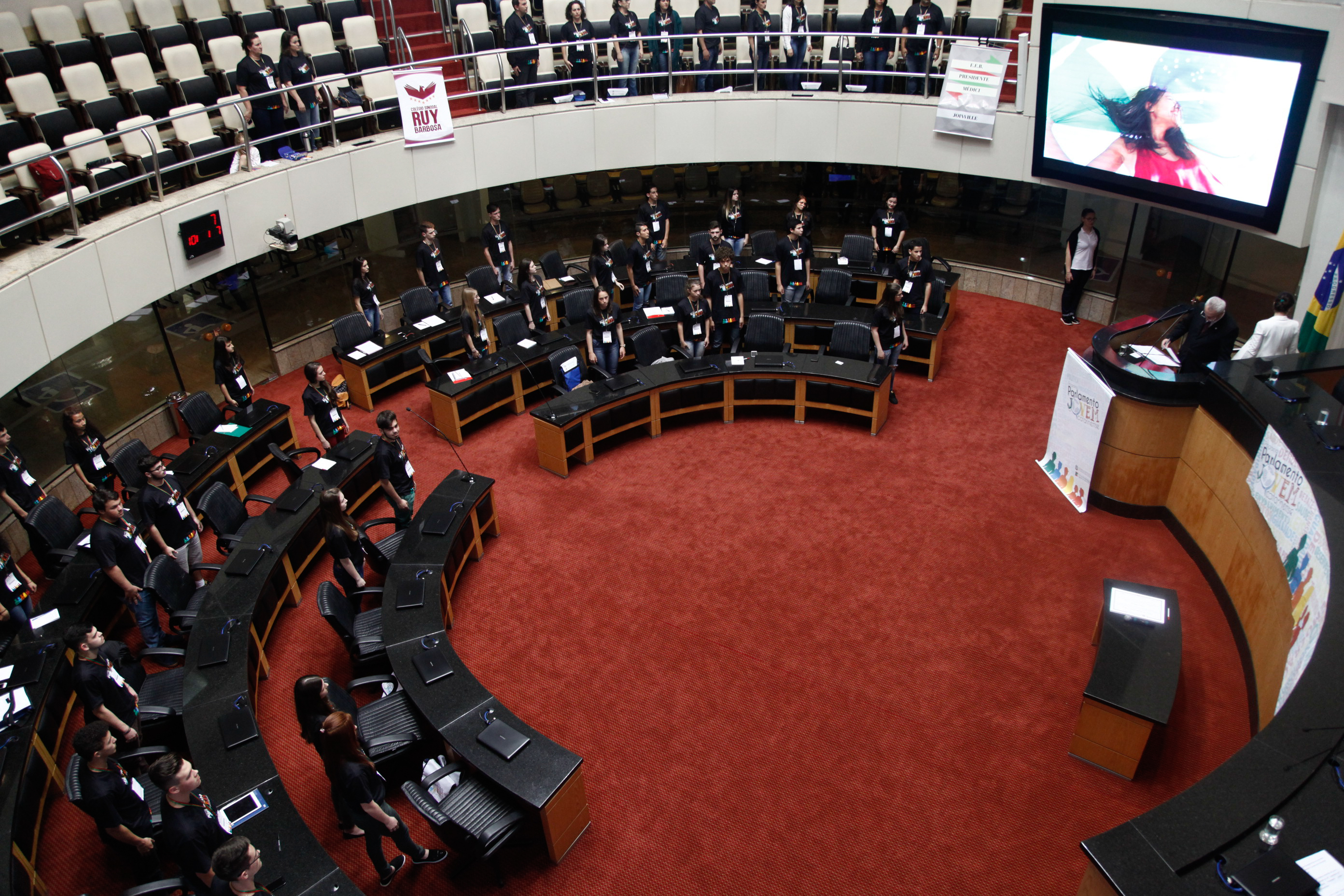 Cerimônia de Posse do Parlamento Jovem. Foto: Karina Ferreira / Agência AL