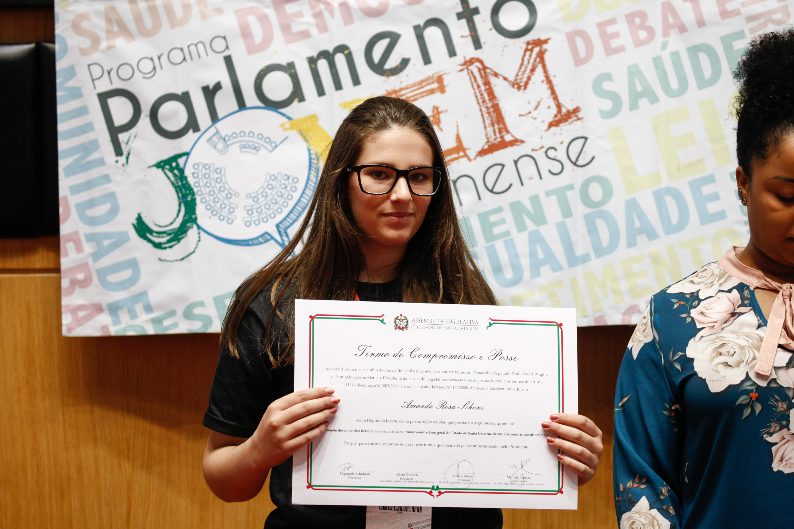 Cerimônia de Posse do Parlamento Jovem. Foto: Karina Ferreira / Agência AL