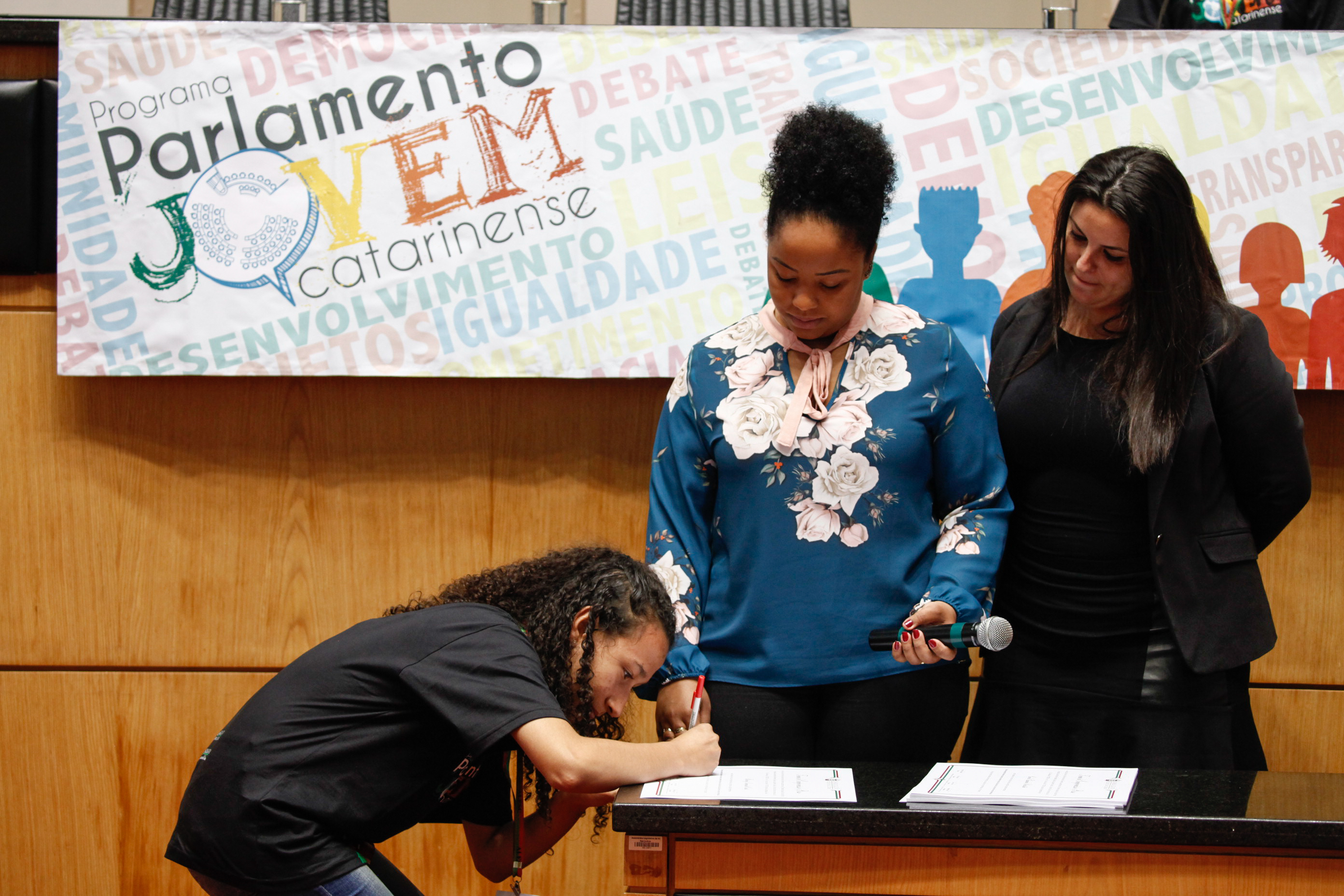 Cerimônia de Posse do Parlamento Jovem. Foto: Karina Ferreira / Agência AL