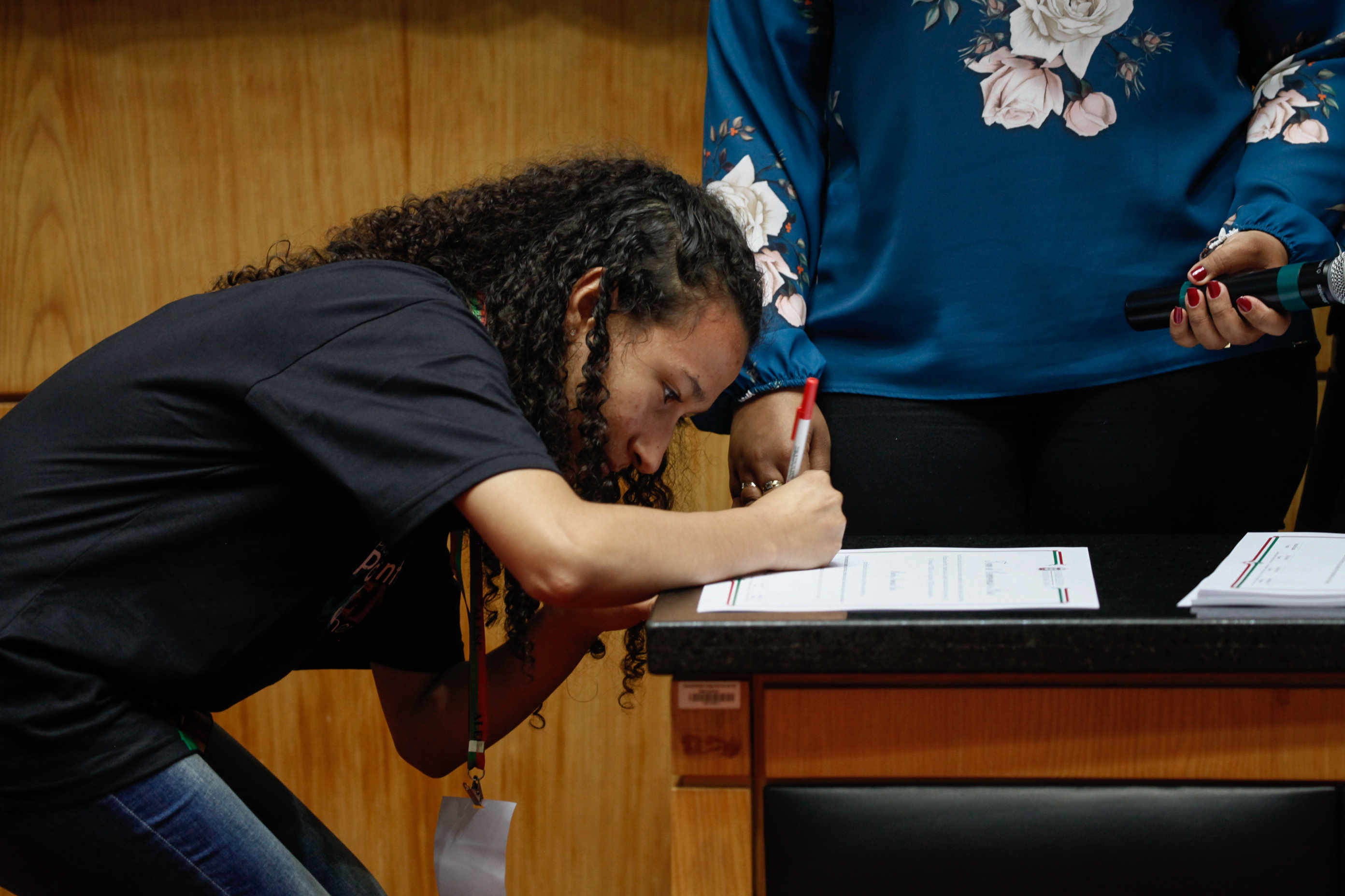 Cerimônia de Posse do Parlamento Jovem. Foto: Karina Ferreira / Agência AL
