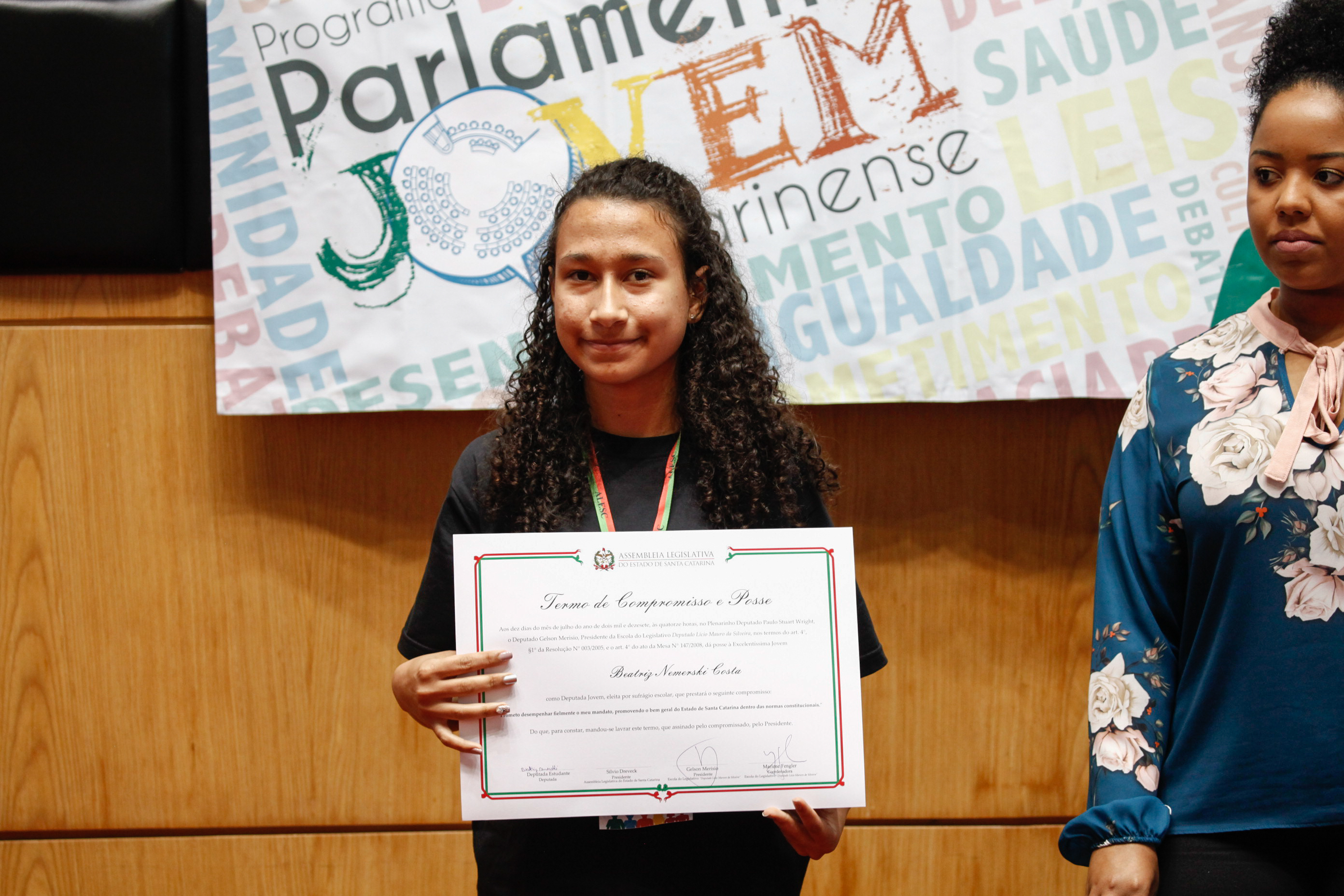 Cerimônia de Posse do Parlamento Jovem. Foto: Karina Ferreira / Agência AL