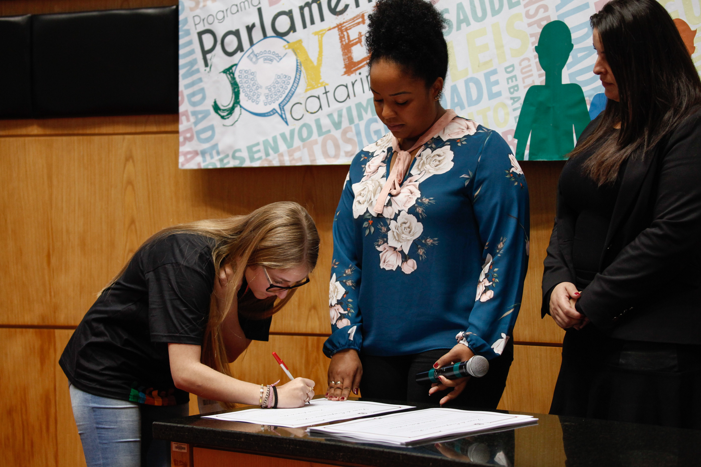 Cerimônia de Posse do Parlamento Jovem. Foto: Karina Ferreira / Agência AL
