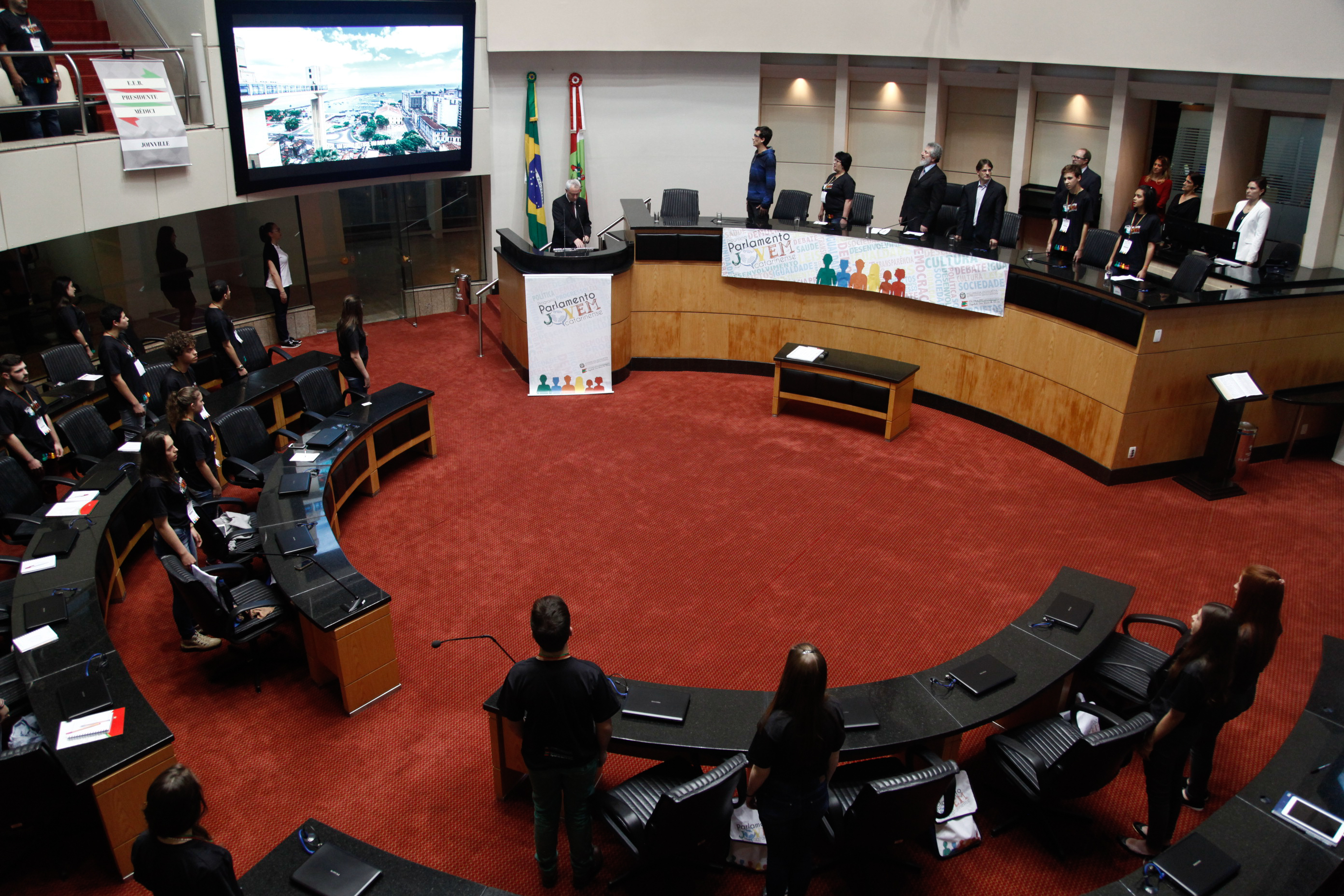 Cerimônia de Posse do Parlamento Jovem. Foto: Karina Ferreira / Agência AL