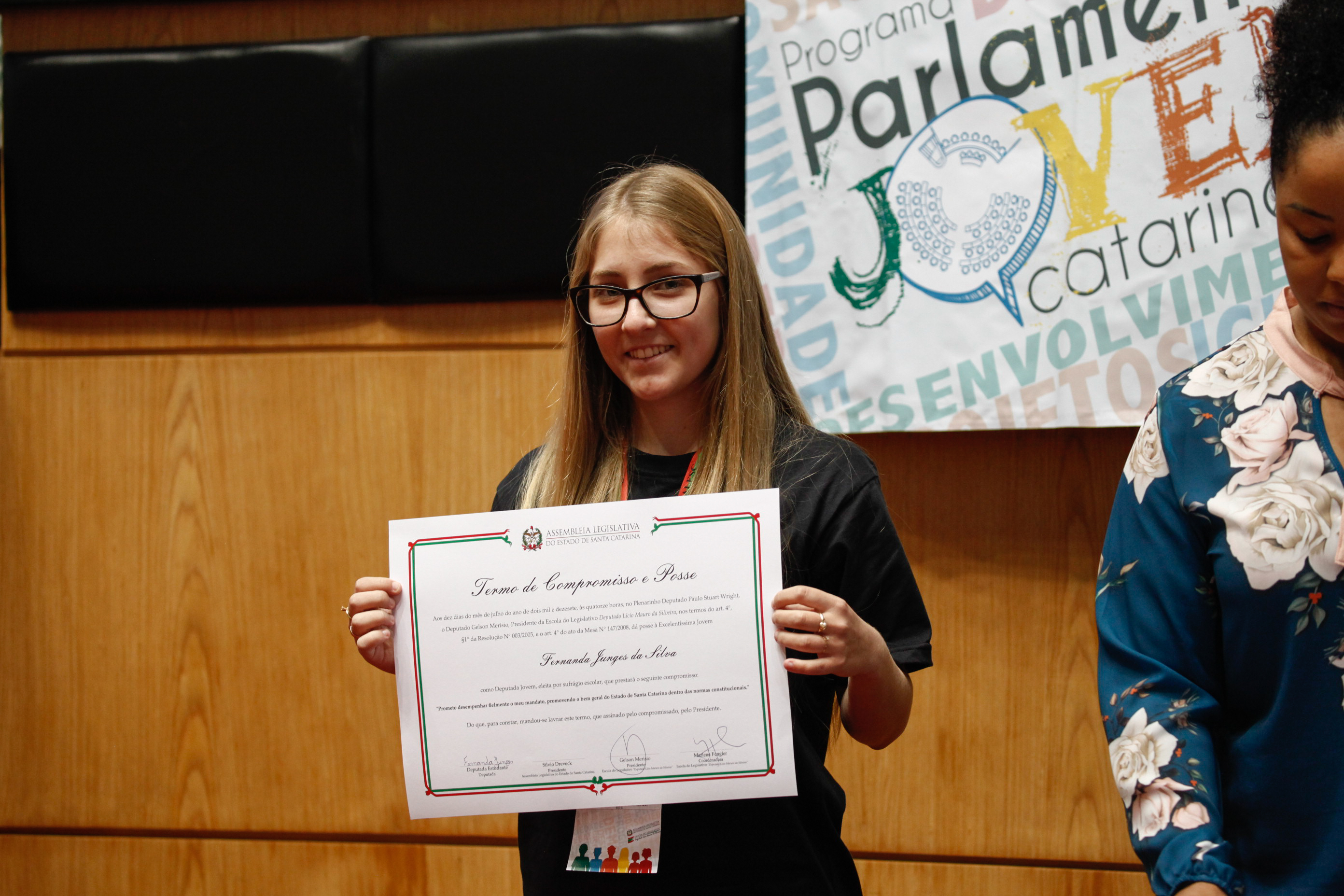 Cerimônia de Posse do Parlamento Jovem. Foto: Karina Ferreira / Agência AL